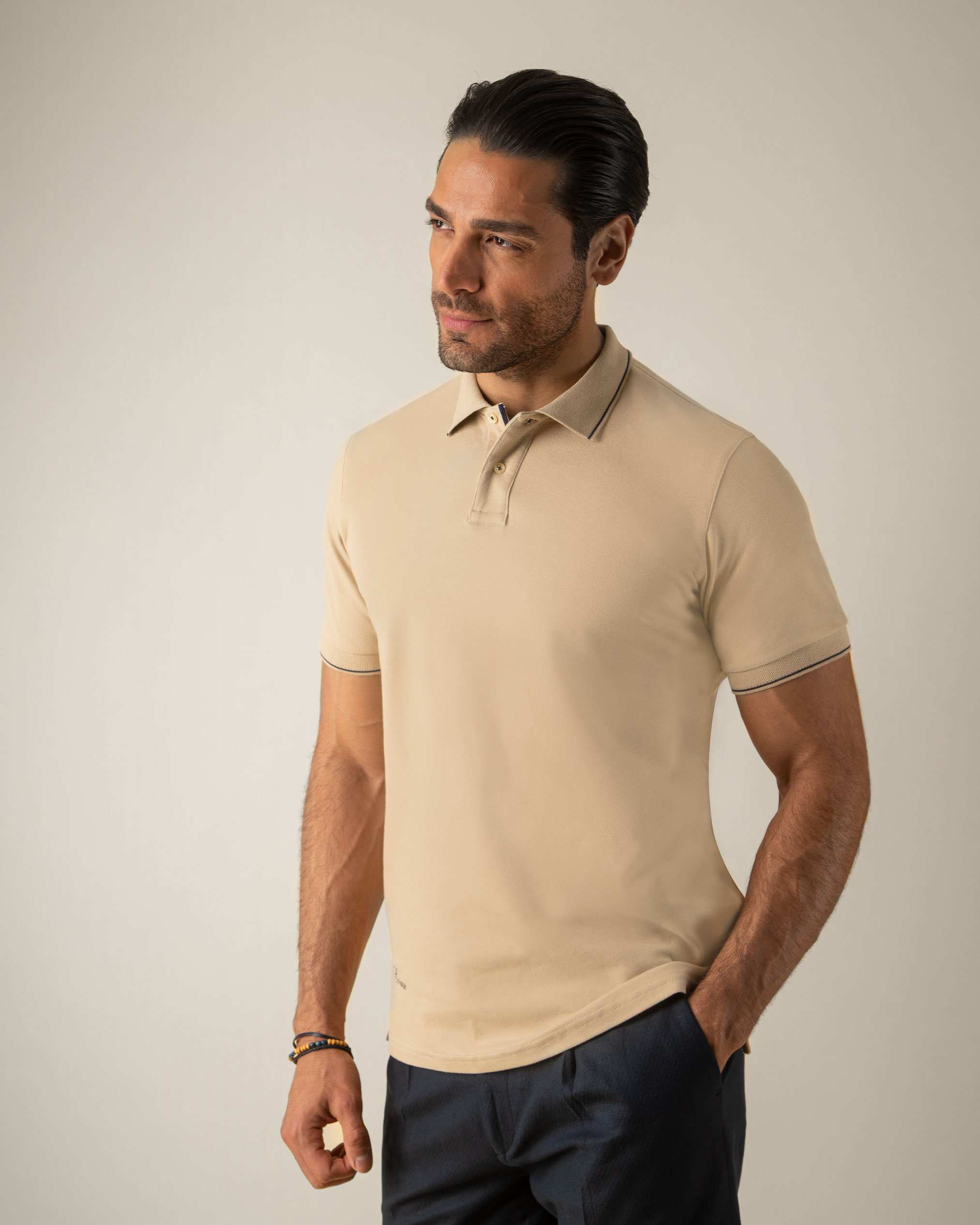 پولوشرت یقه کشبافت 2212310 کروم