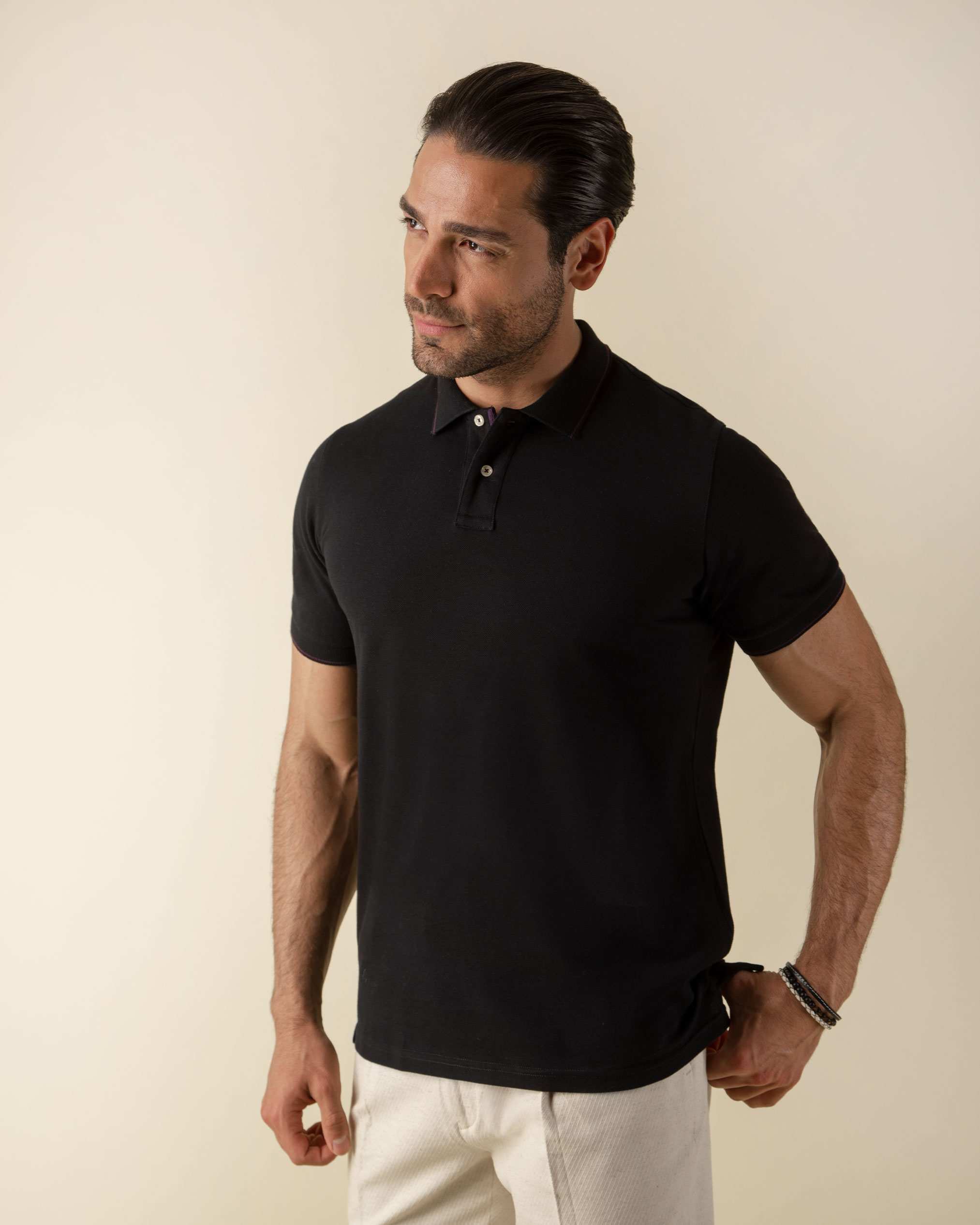 پولوشرت یقه کشبافت 2212310 کروم