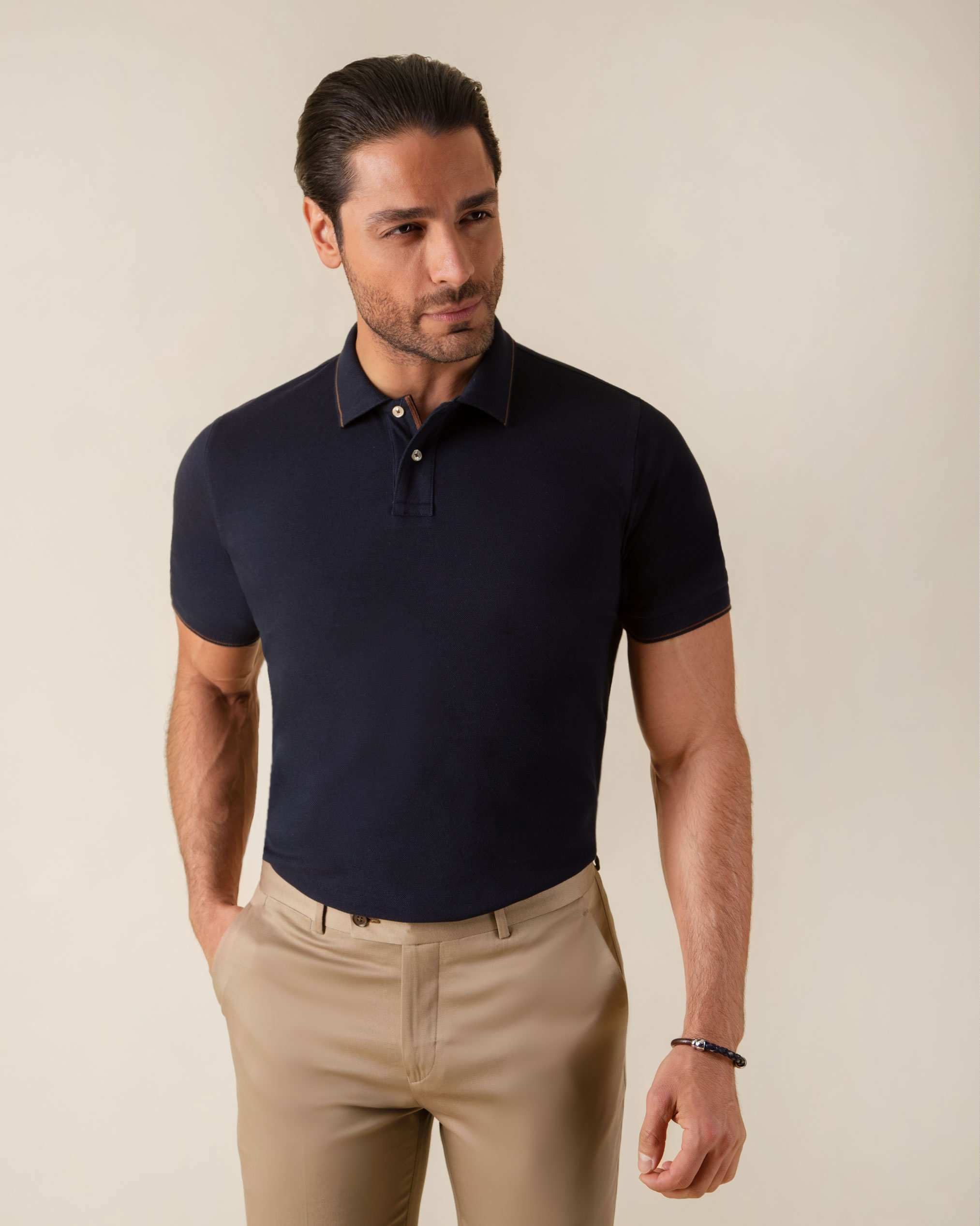 پولوشرت یقه کشبافت 2212310 کروم