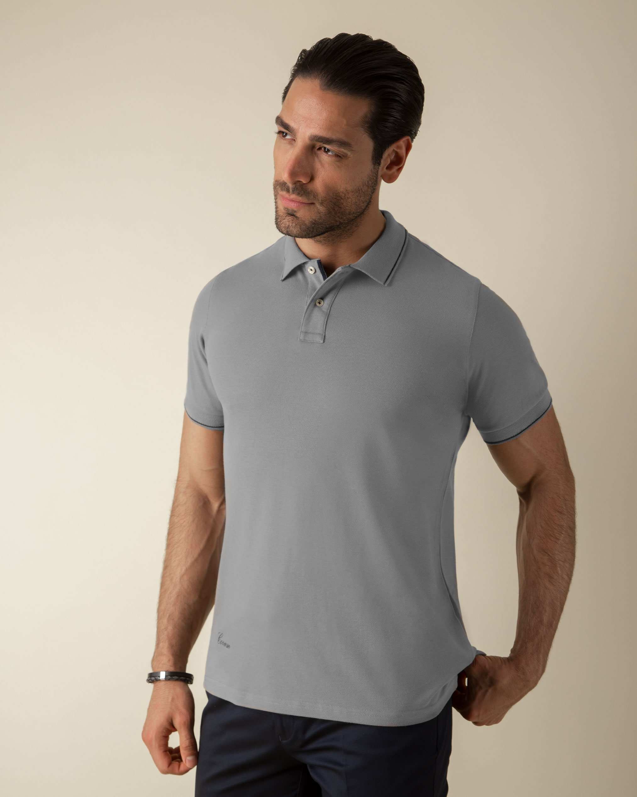 پولوشرت یقه کشبافت 2212310 کروم