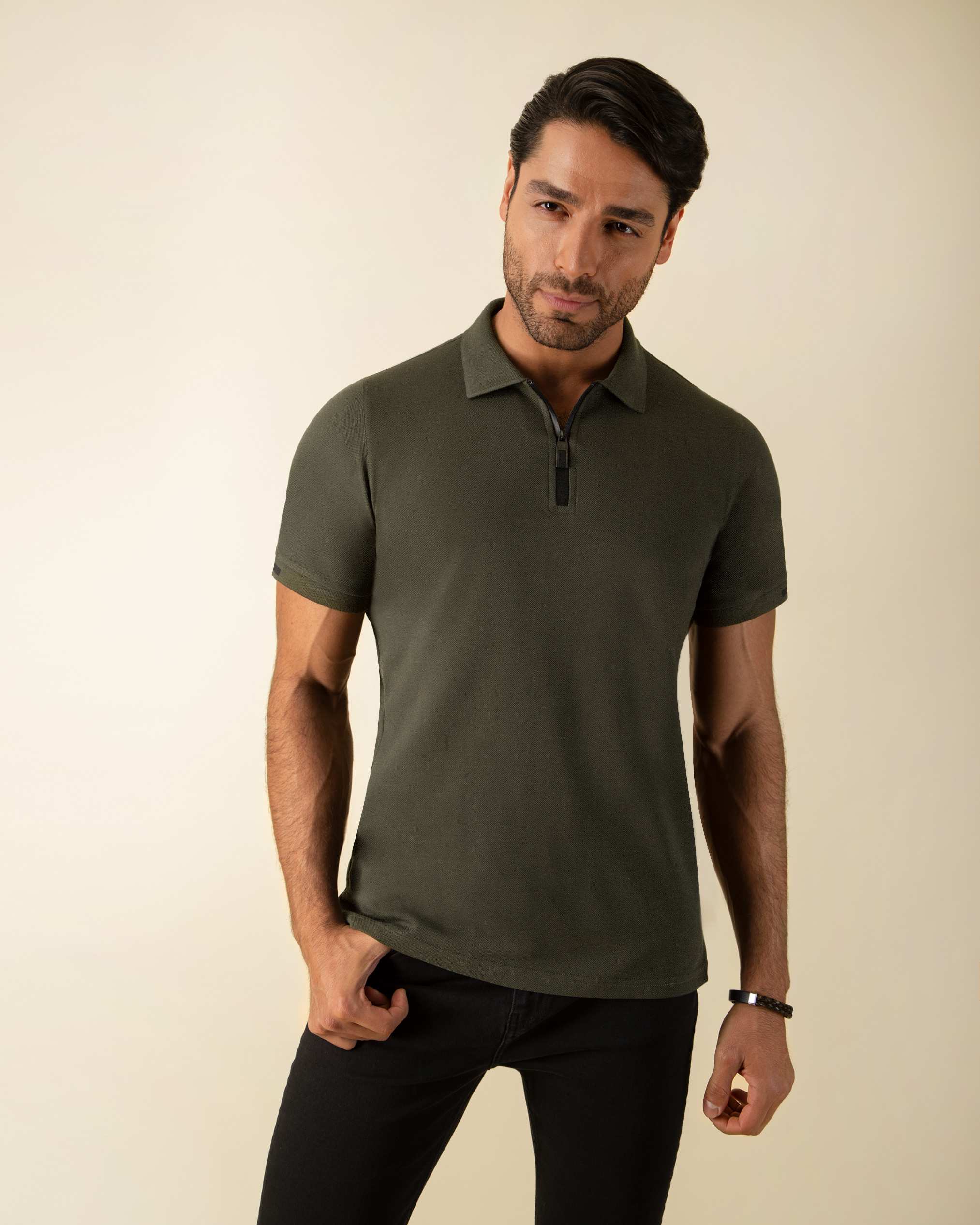 پولوشرت زیپ دار 2212311 کروم