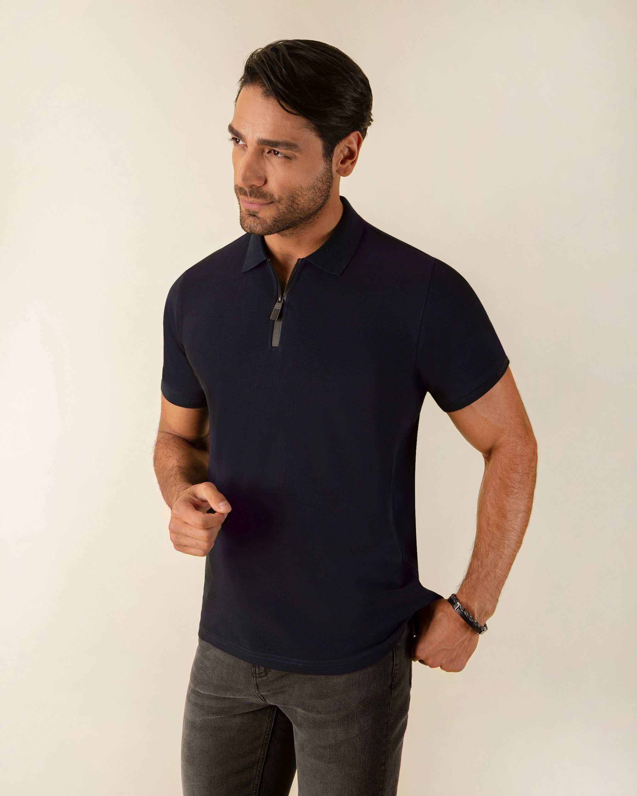 پولوشرت زیپ دار 2212311 کروم