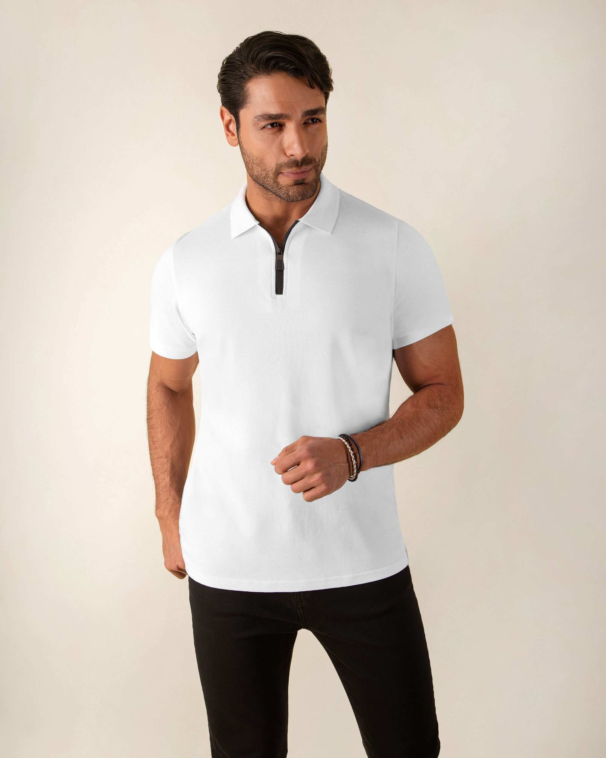 پولوشرت زیپ دار 2212311 کروم