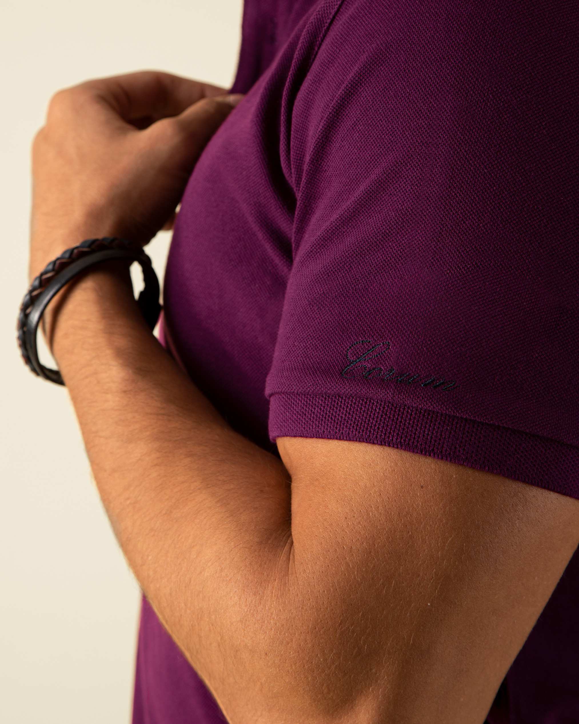 پولوشرت یقه دکمه دار 2212312 کروم