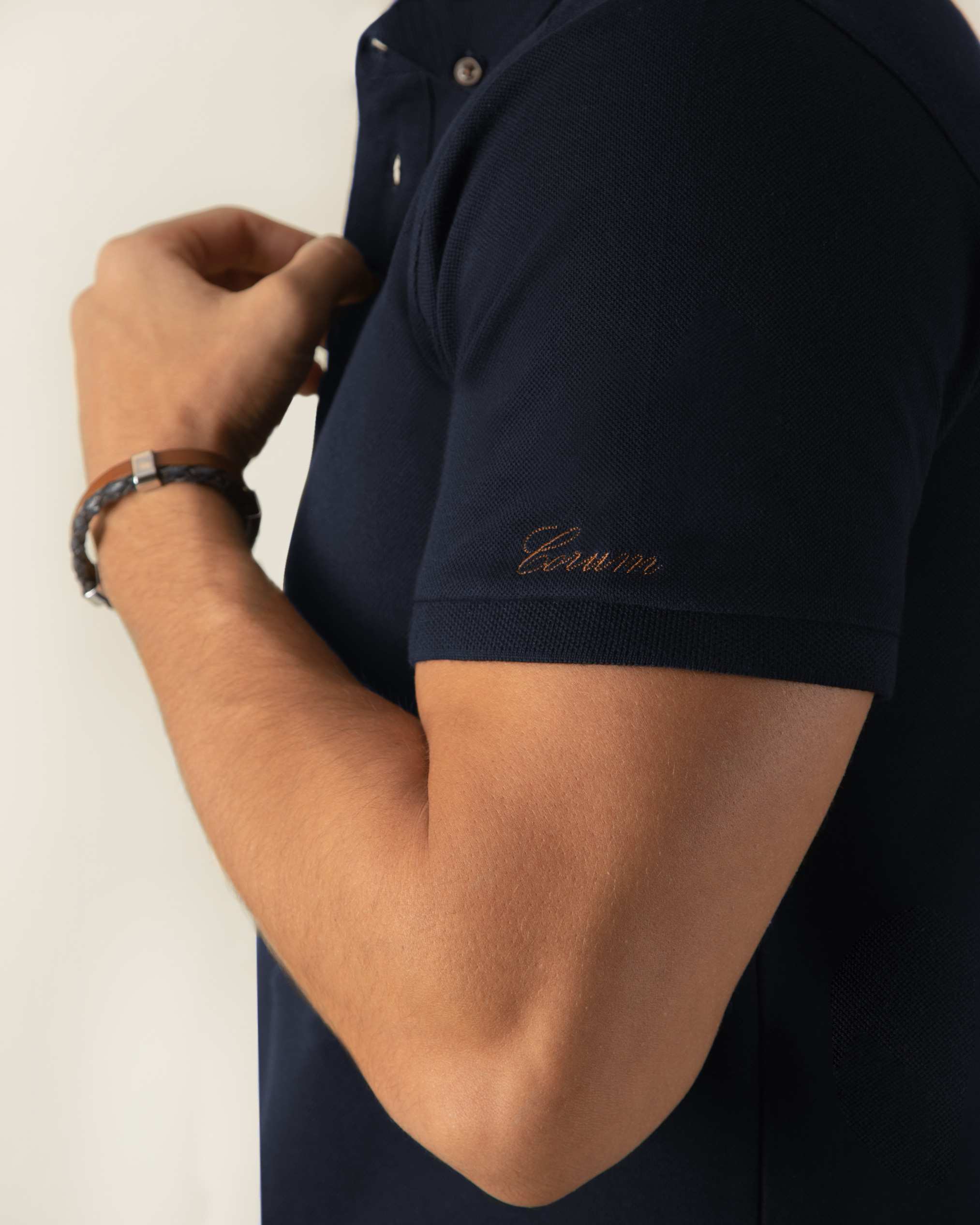 پولوشرت یقه دکمه دار 2212312 کروم