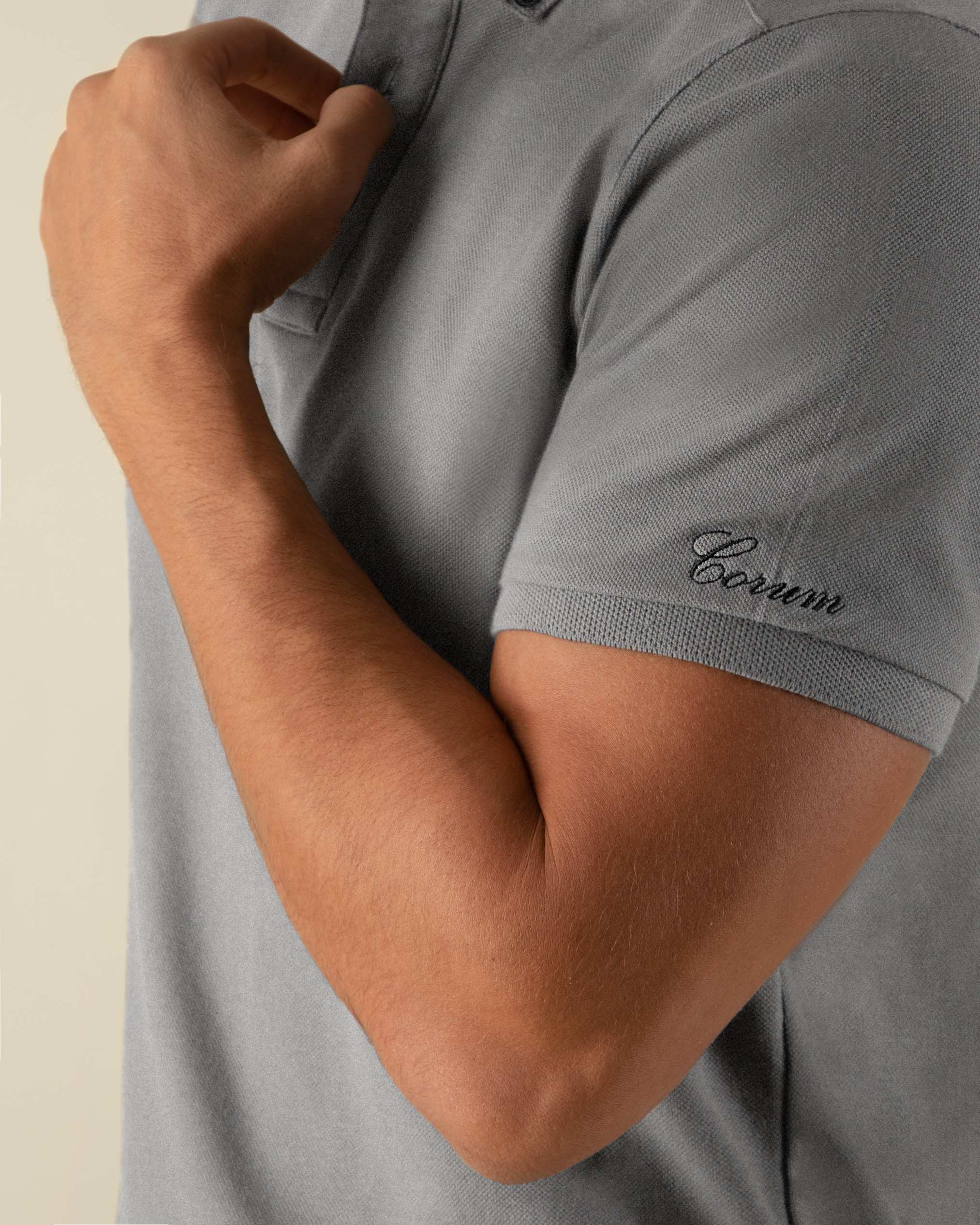 پولوشرت یقه دکمه دار 2212312 کروم