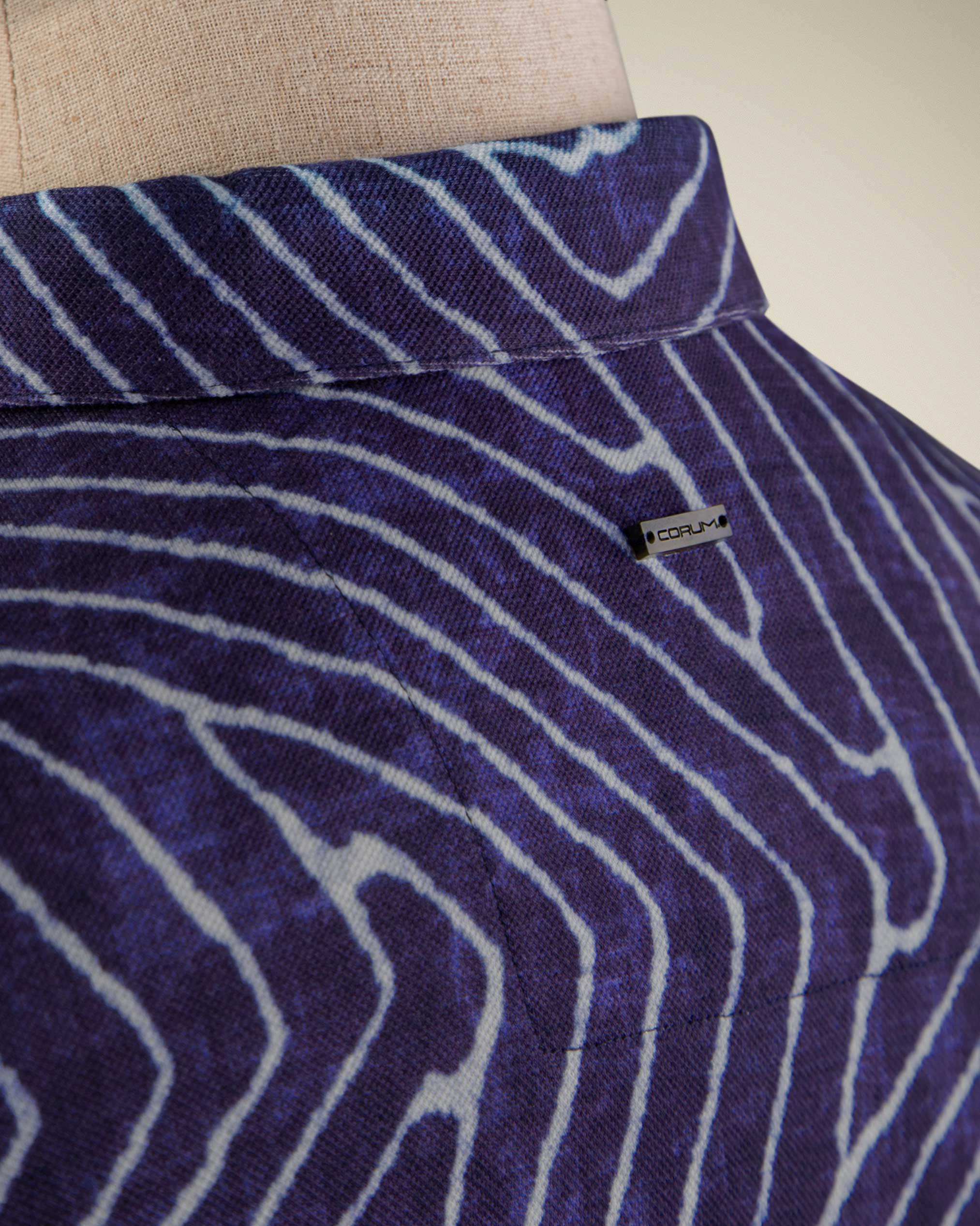 پولوشرت طرح دار مردانه 2212313 کروم