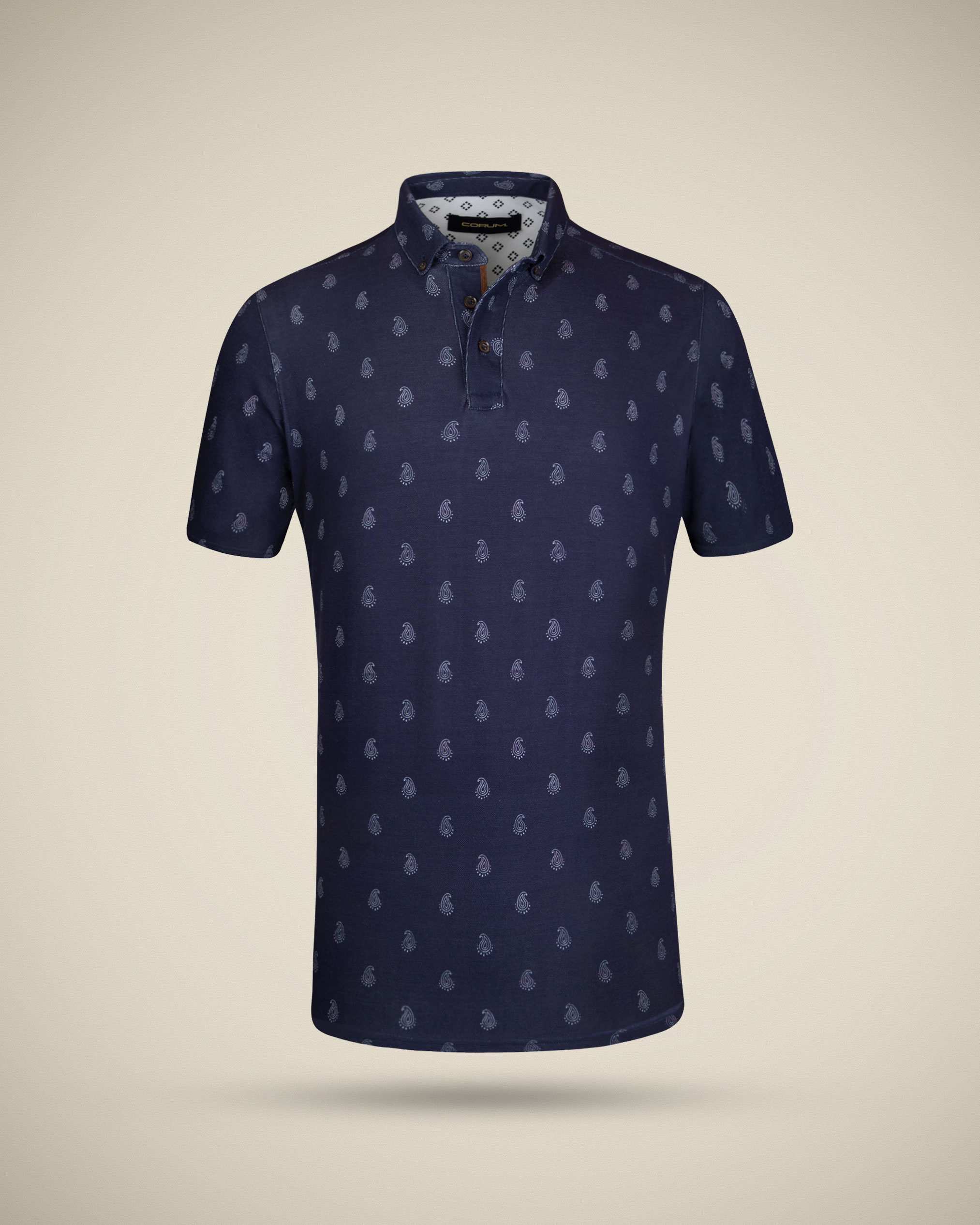 پولوشرت طرح دار مردانه 2212313 کروم