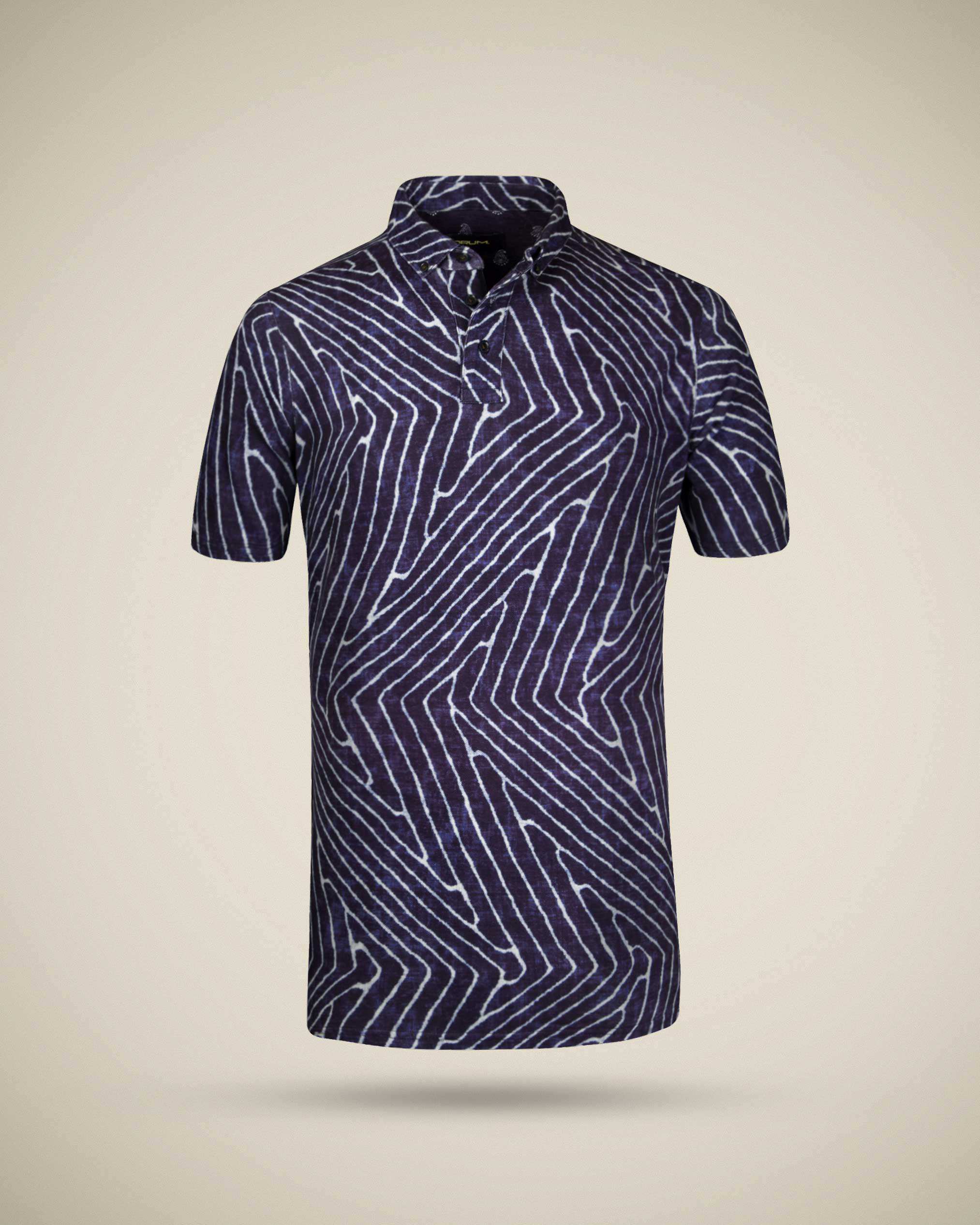 پولوشرت طرح دار مردانه 2212313 کروم