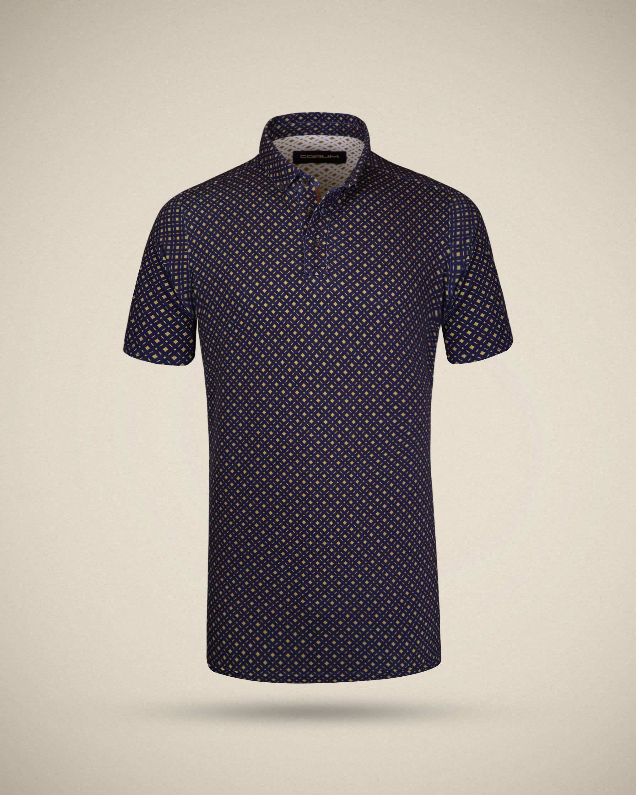 پولوشرت طرح دار مردانه 2212313 کروم