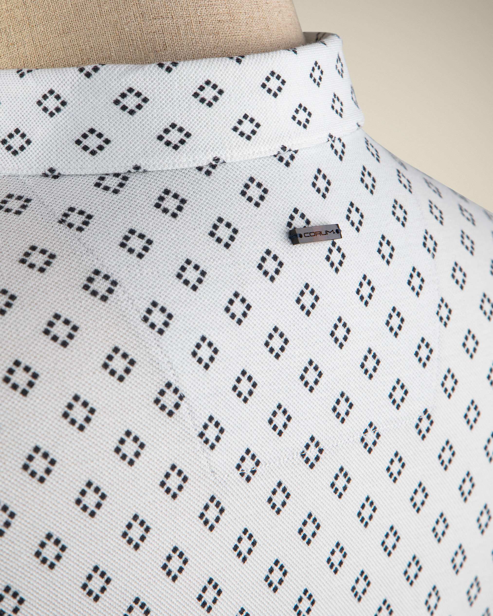 پولوشرت طرح دار مردانه 2212313 کروم