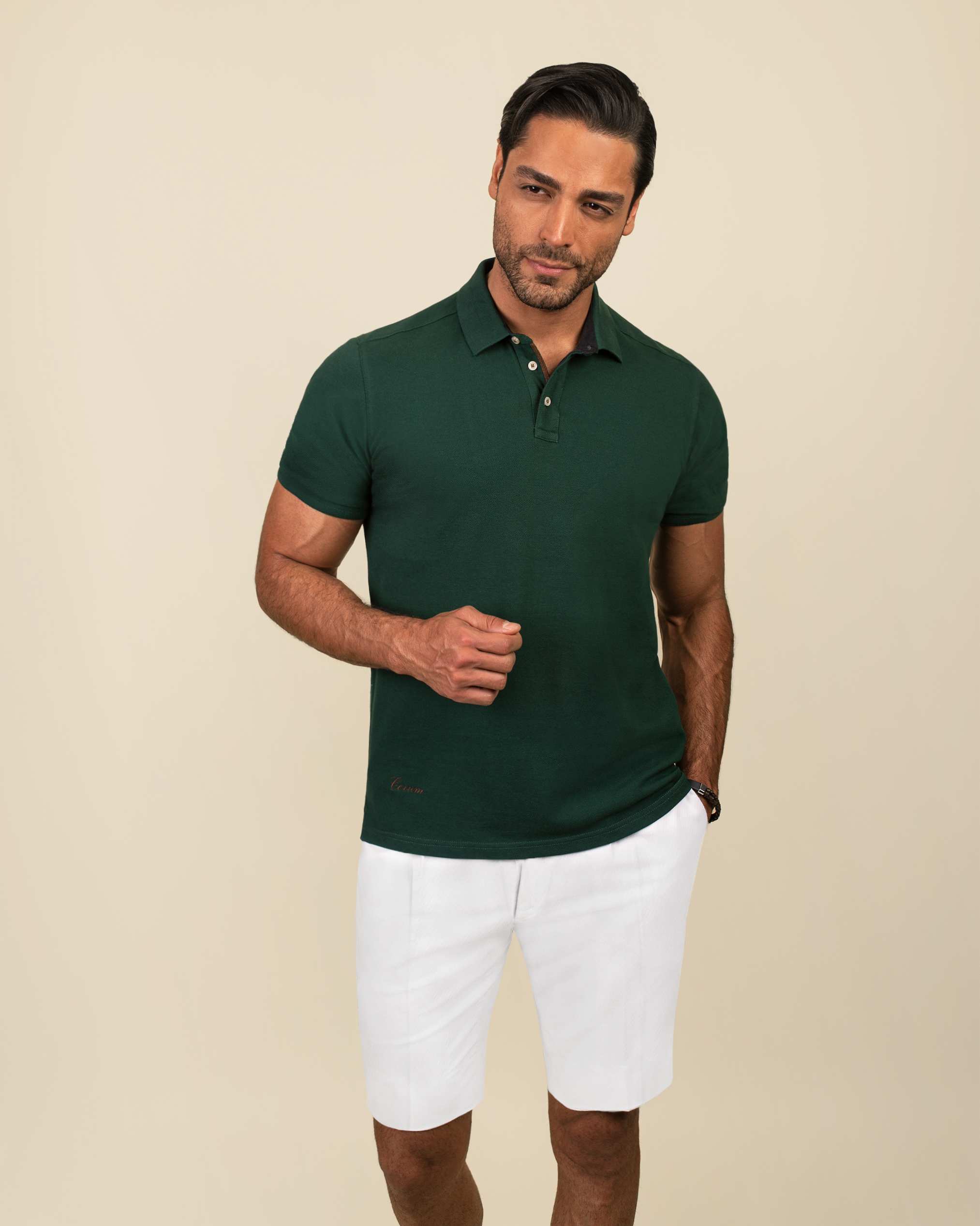 پولوشرت یقه کشبافت 2212315 کروم