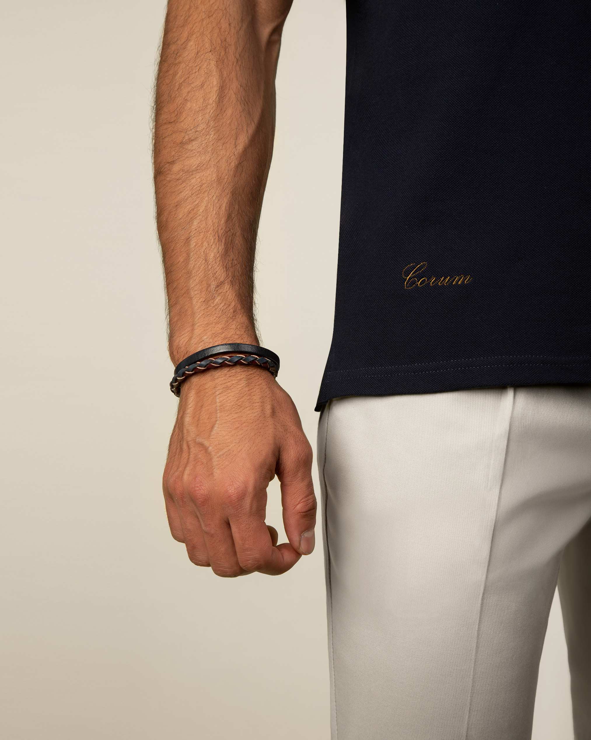 پولوشرت یقه کشبافت 2212315 کروم