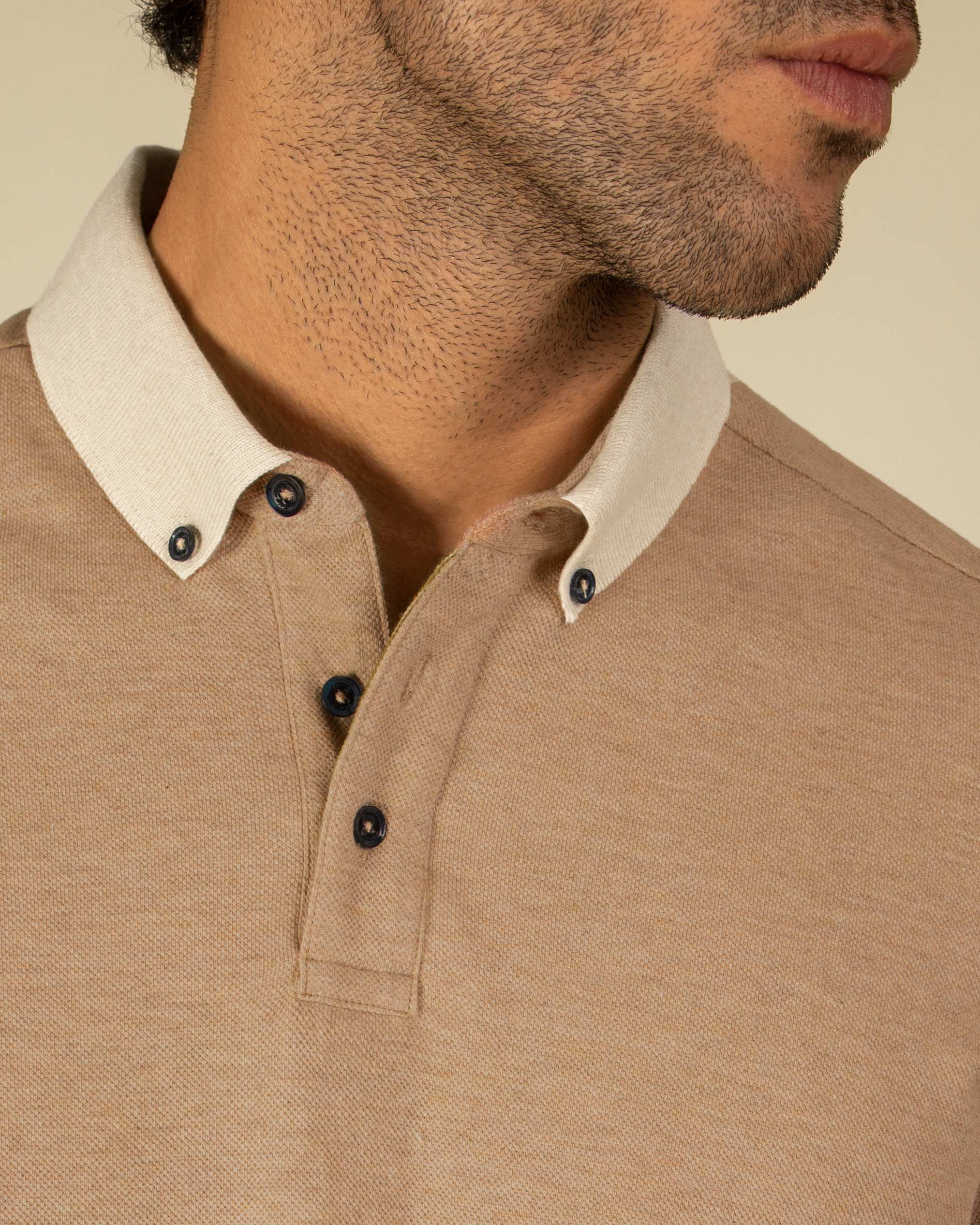 پولوشرت یقه دکمه دار 2212317 کروم