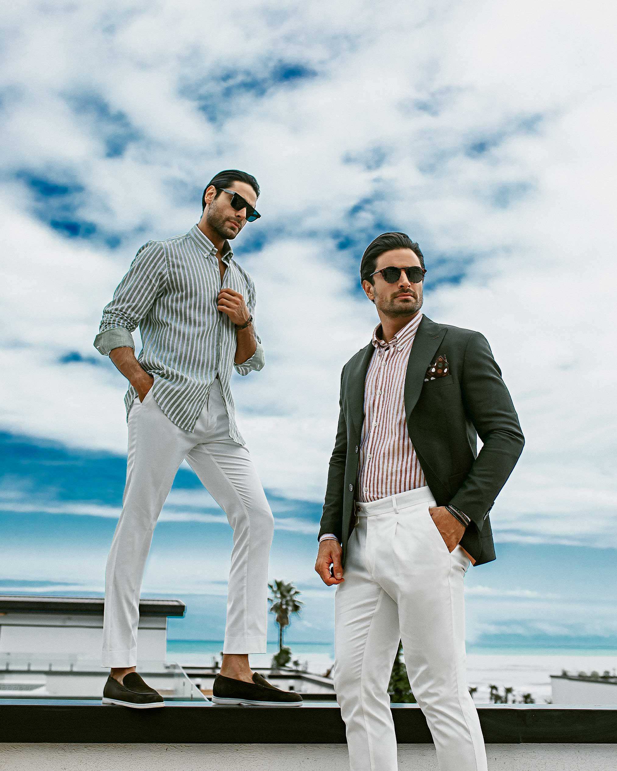 شلوار کتان مردانه 2212501 کروم