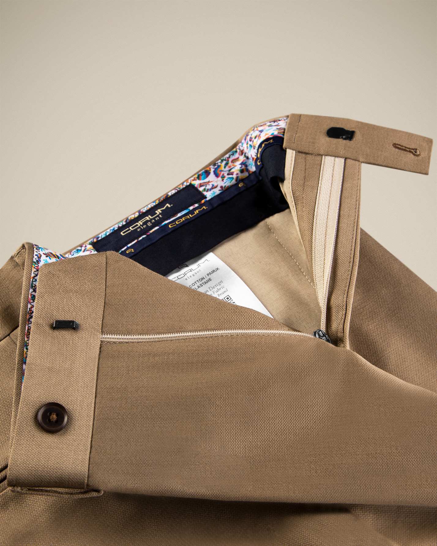 شلوار کتان مردانه 2212501 کروم