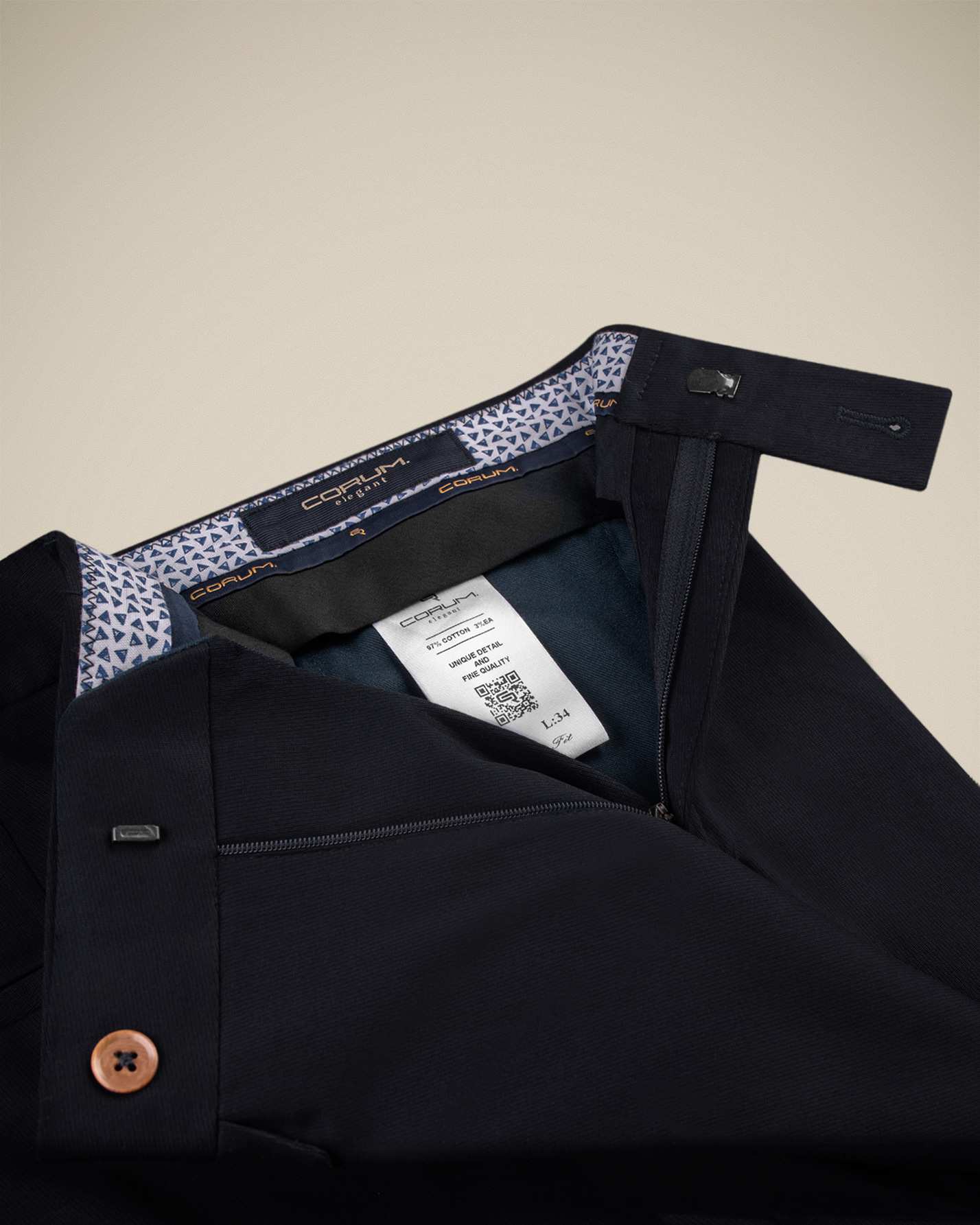 شلوار مردانه کتان 2212502 کروم