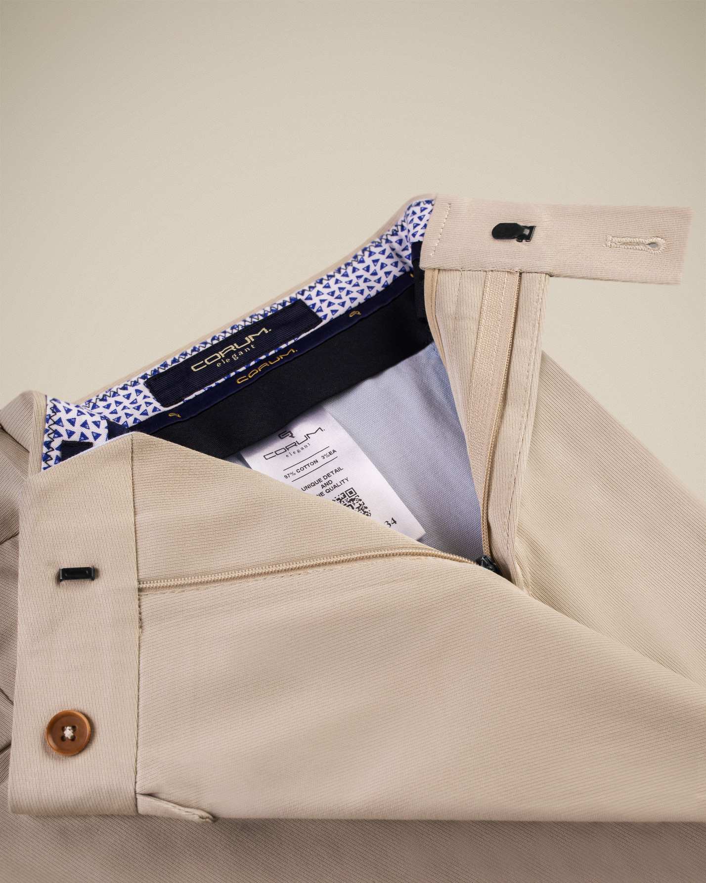 شلوار مردانه کتان 2212502 کروم