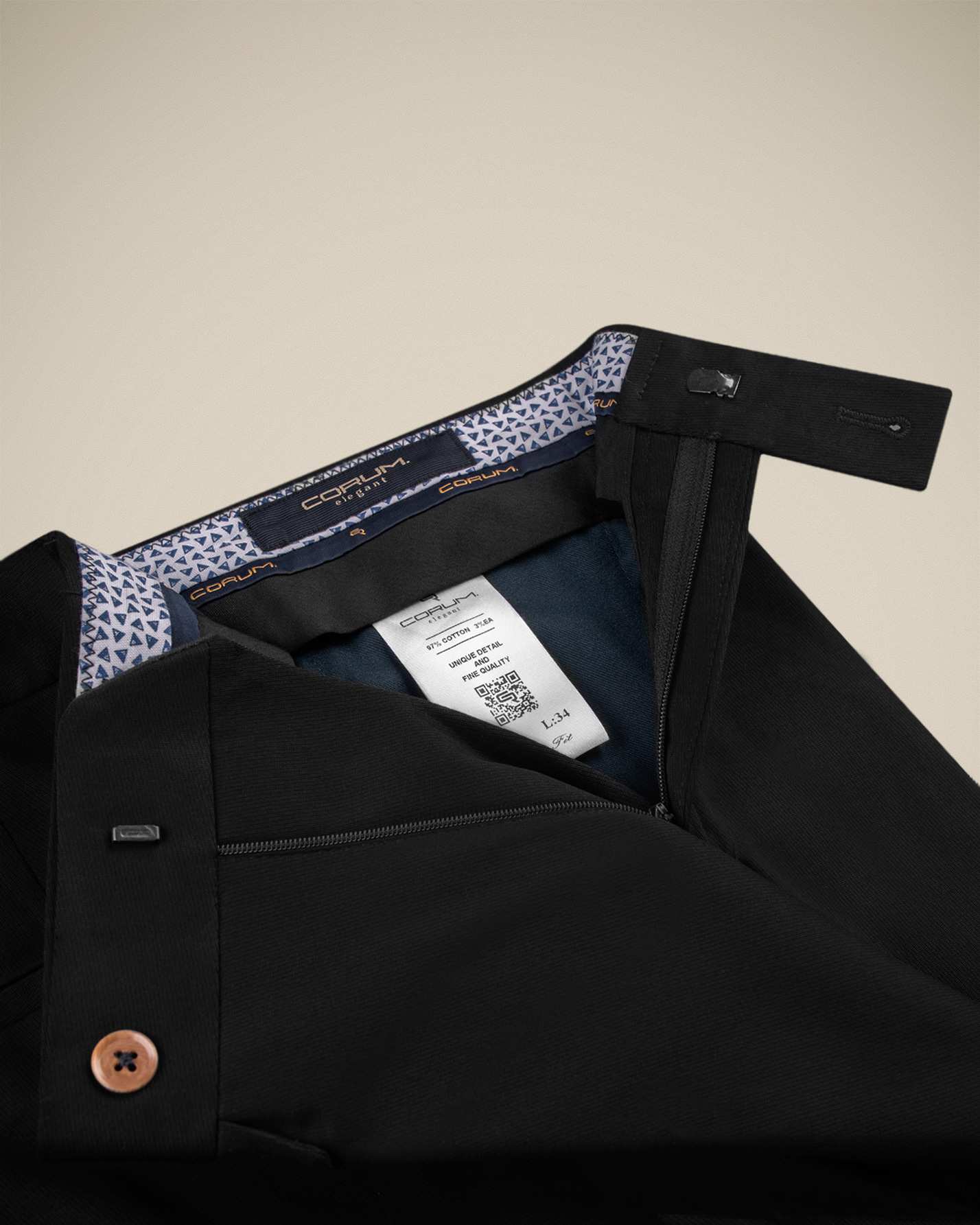 شلوار مردانه کتان 2212502 کروم