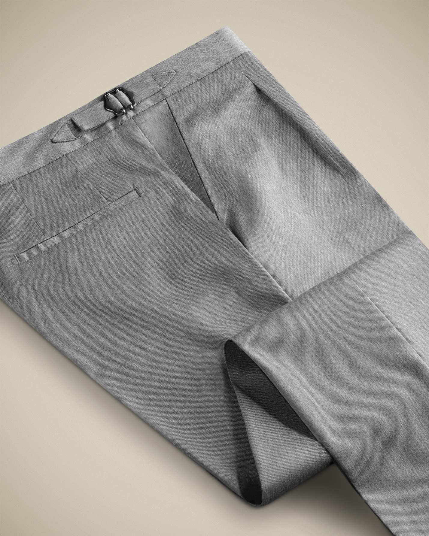 شلوار پارچه ای سگک دار 2212702 کروم