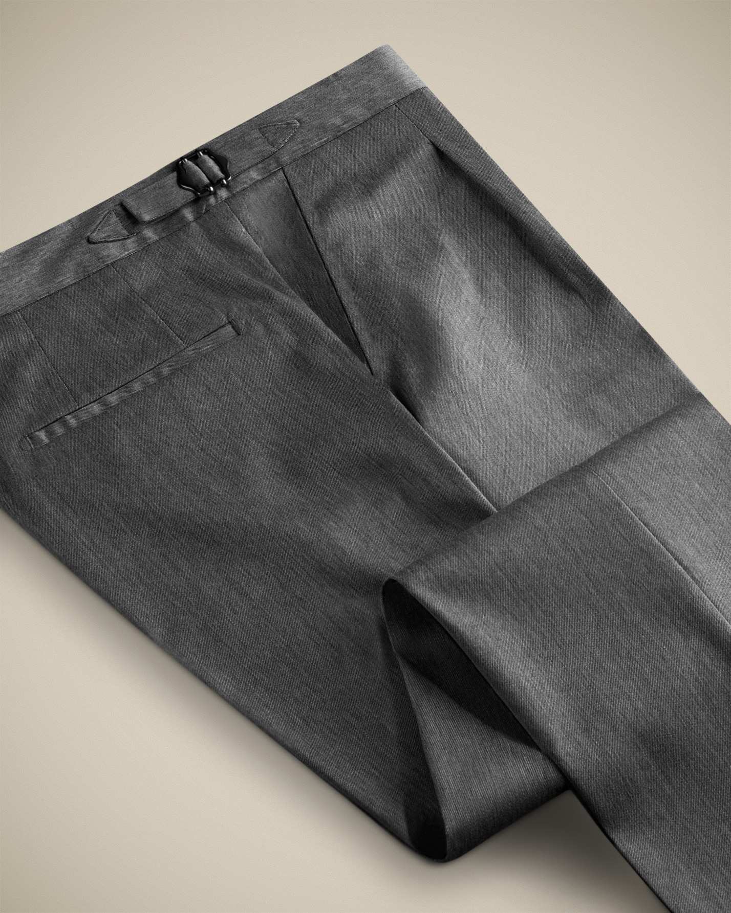 شلوار پارچه ای سگک دار 2212702 کروم