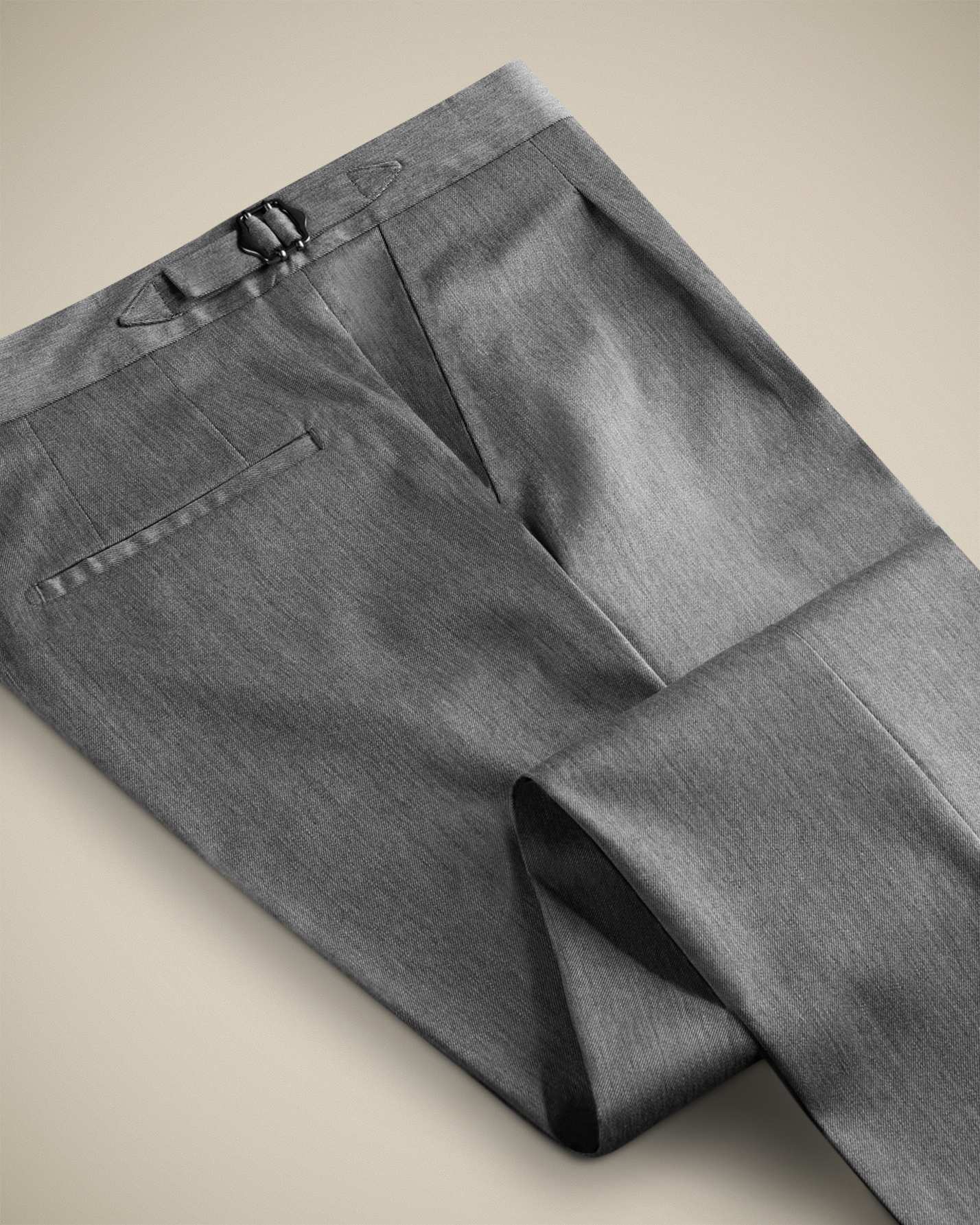 شلوار پارچه ای سگک دار 2212702 کروم