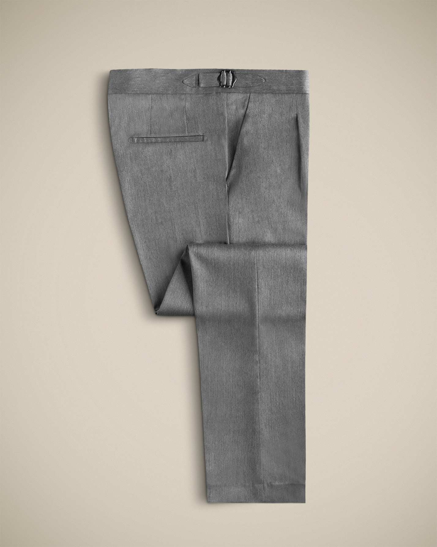 شلوار پارچه ای سگک دار 2212702 کروم