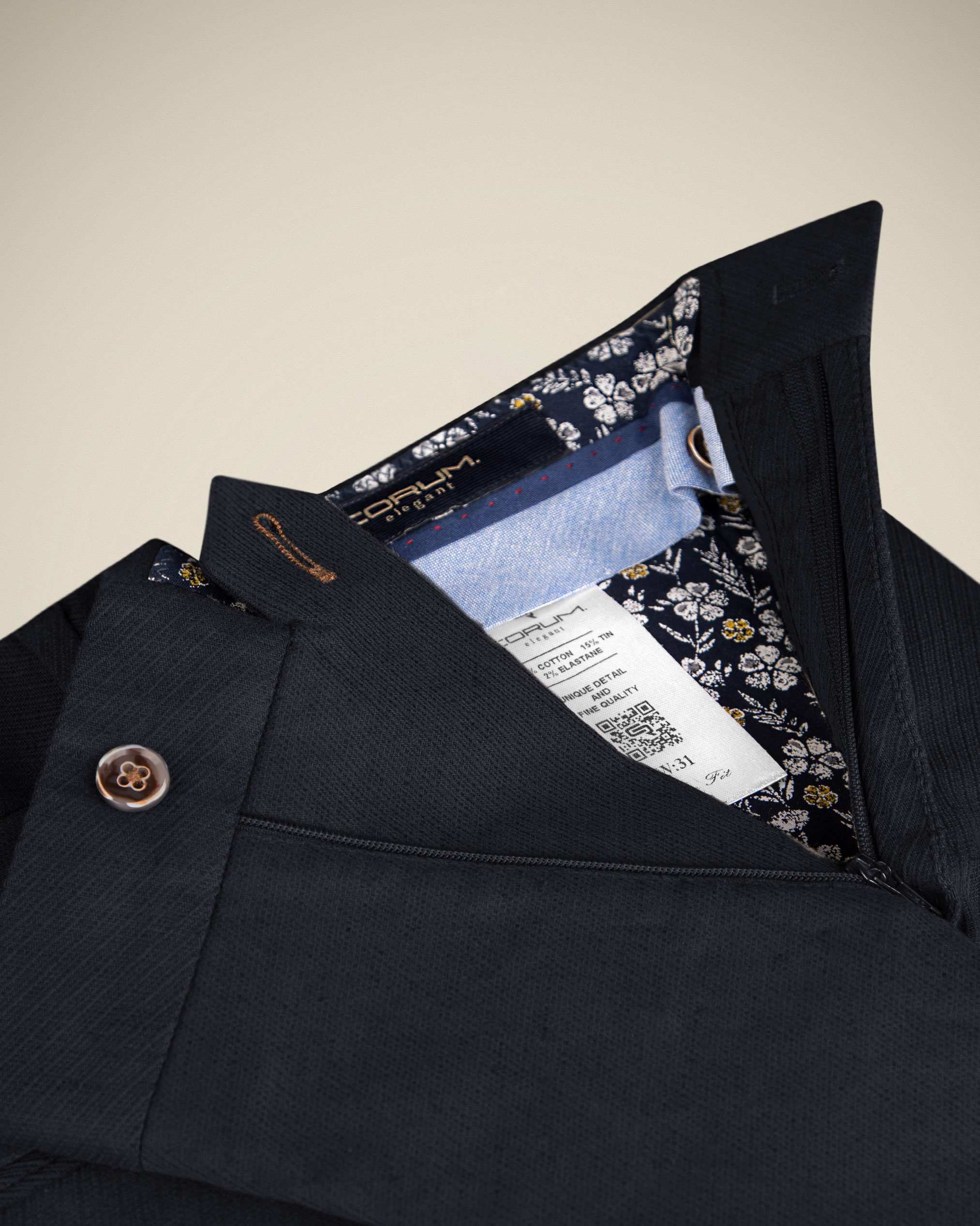 شلوارک کتان 2213002 کروم