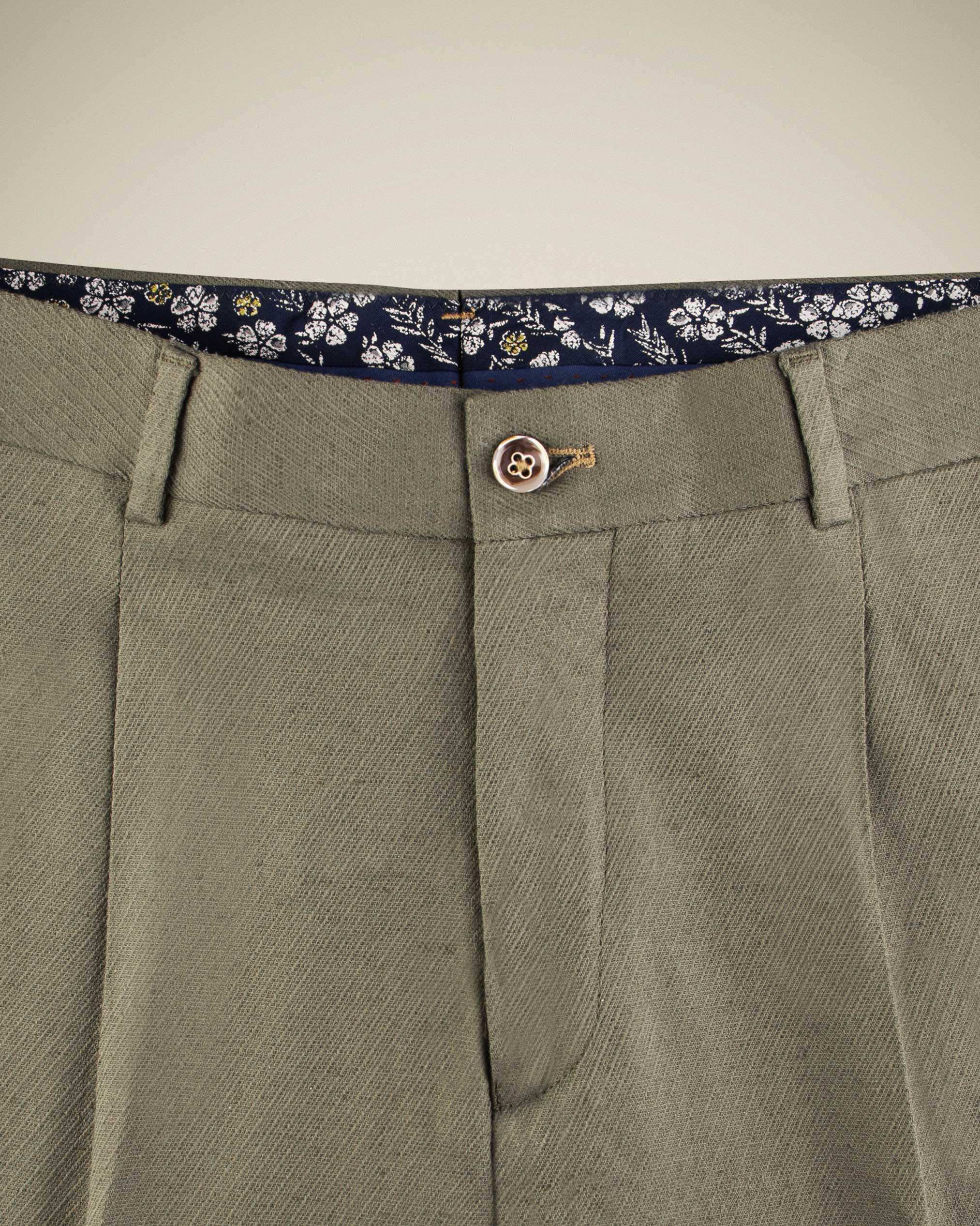 شلوارک کتان 2213002 کروم