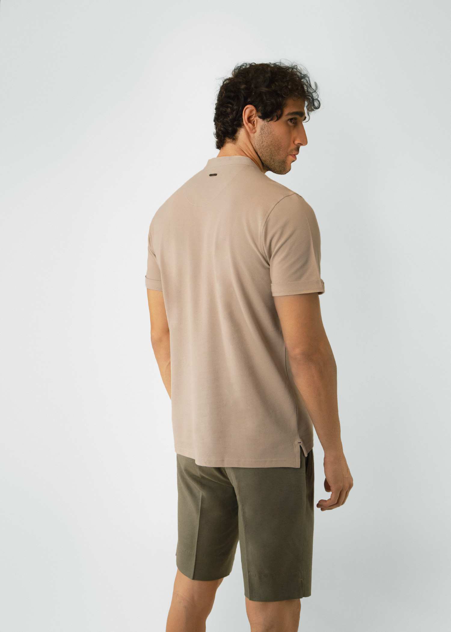 شلوارک کتان 2213002 کروم