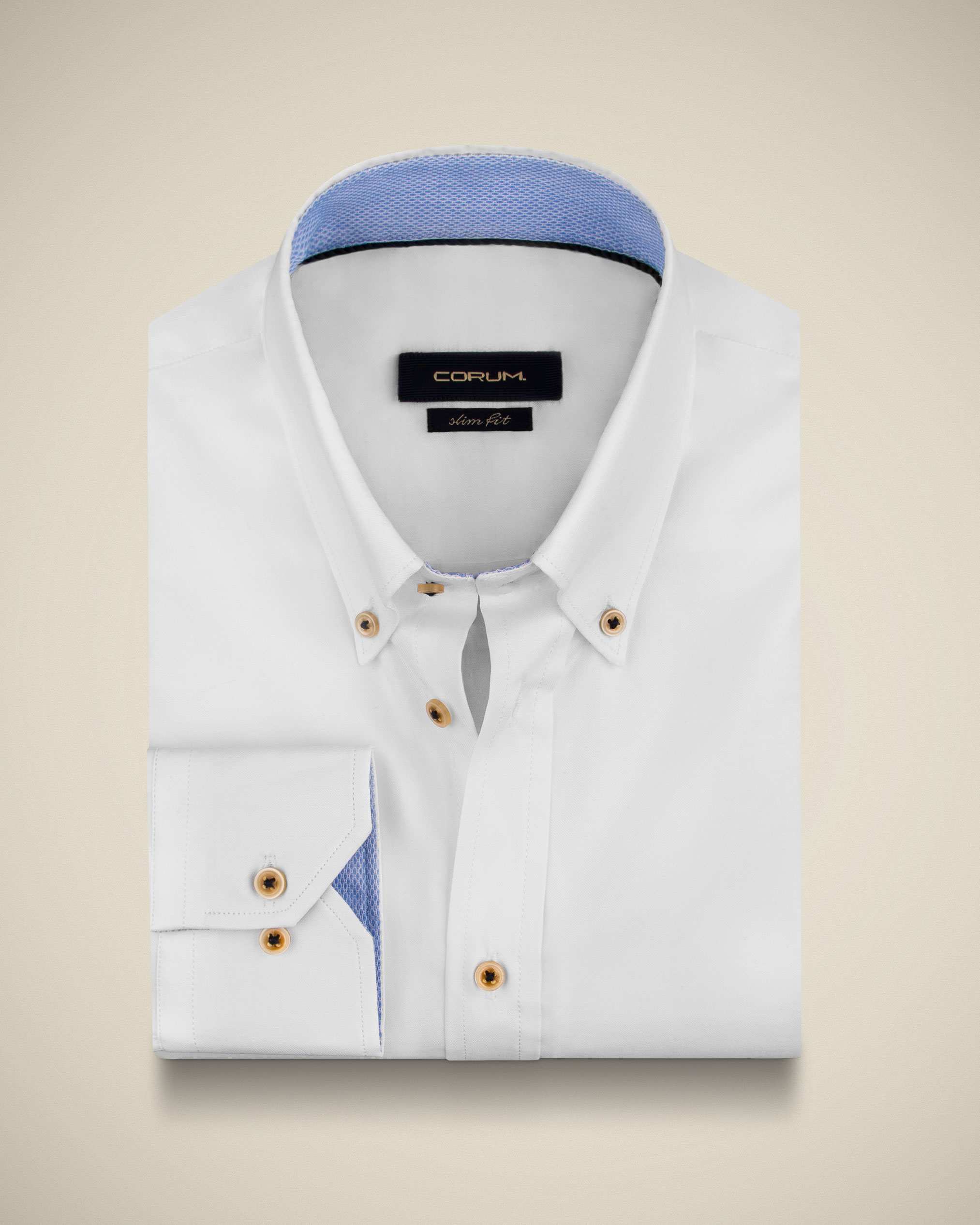 پیراهن یقه دکمه دار 2220112 کروم