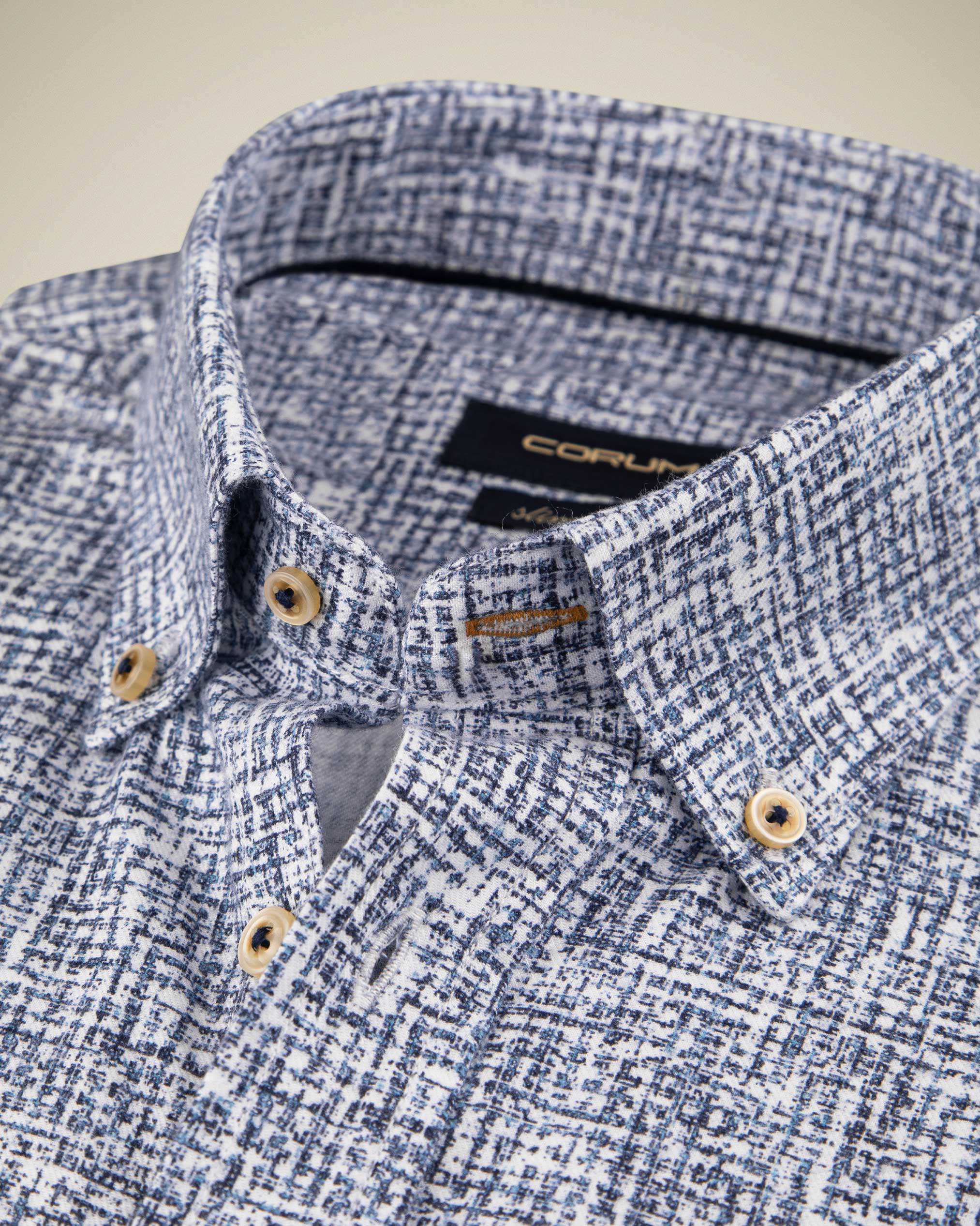 پیراهن طرح دار پشمی 2220114 کروم