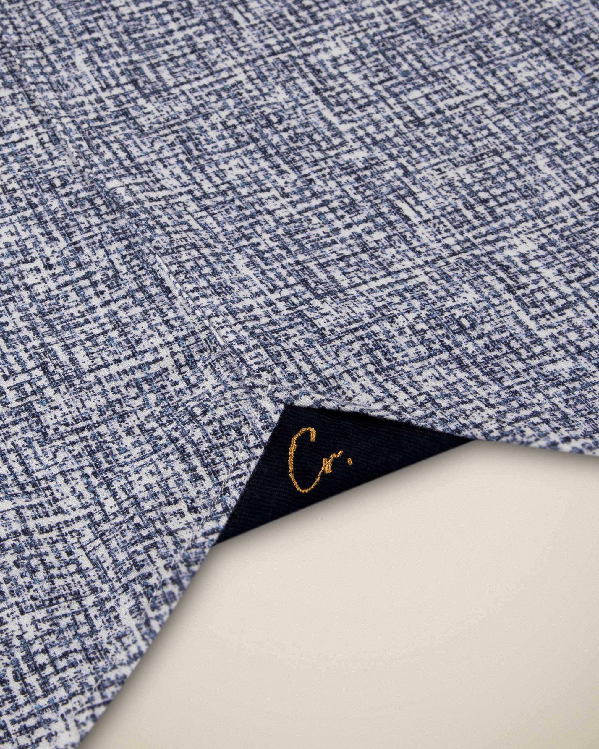 پیراهن طرح دار پشمی 2220114 کروم