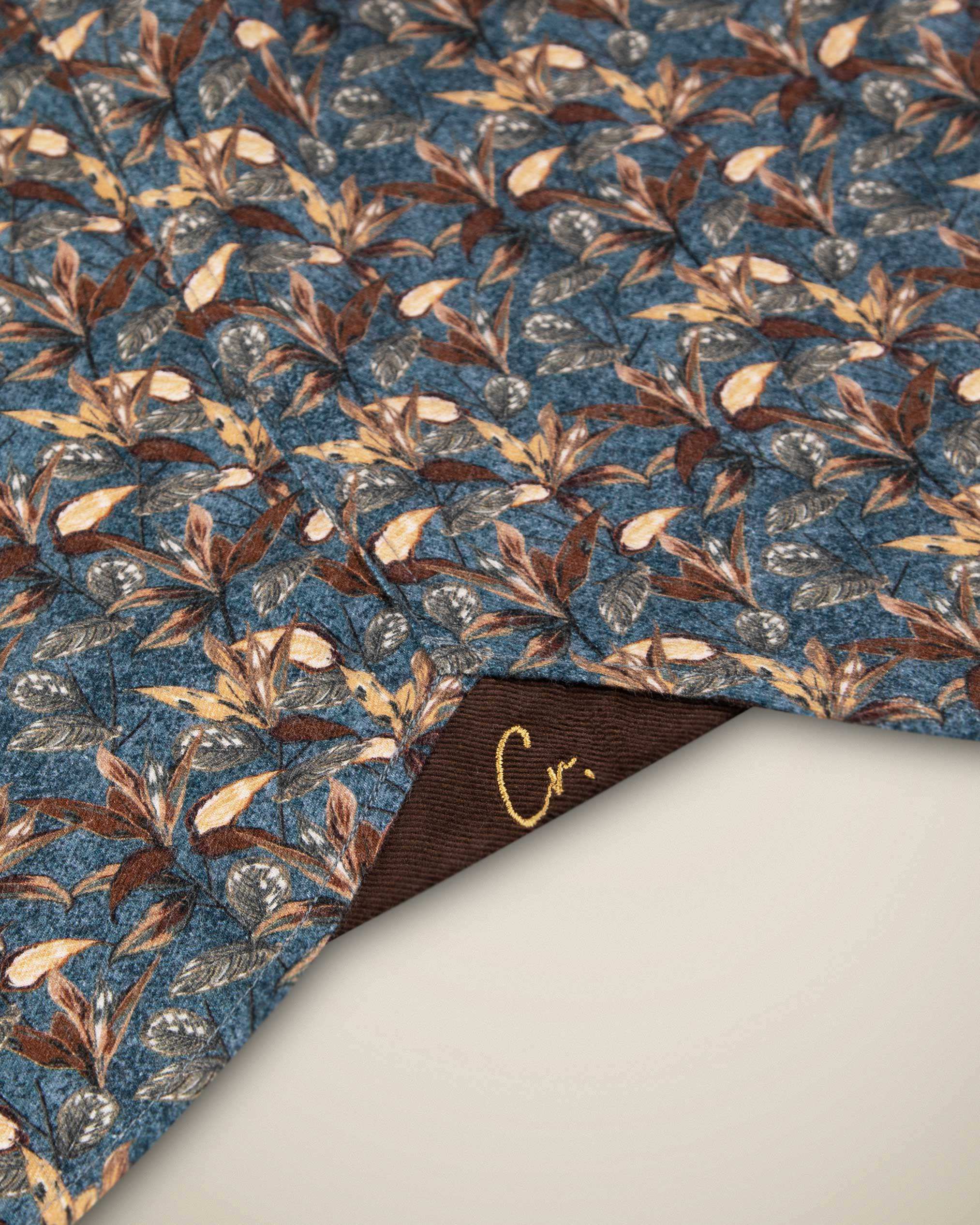 پیراهن طرح دار پشمی 2220114 کروم