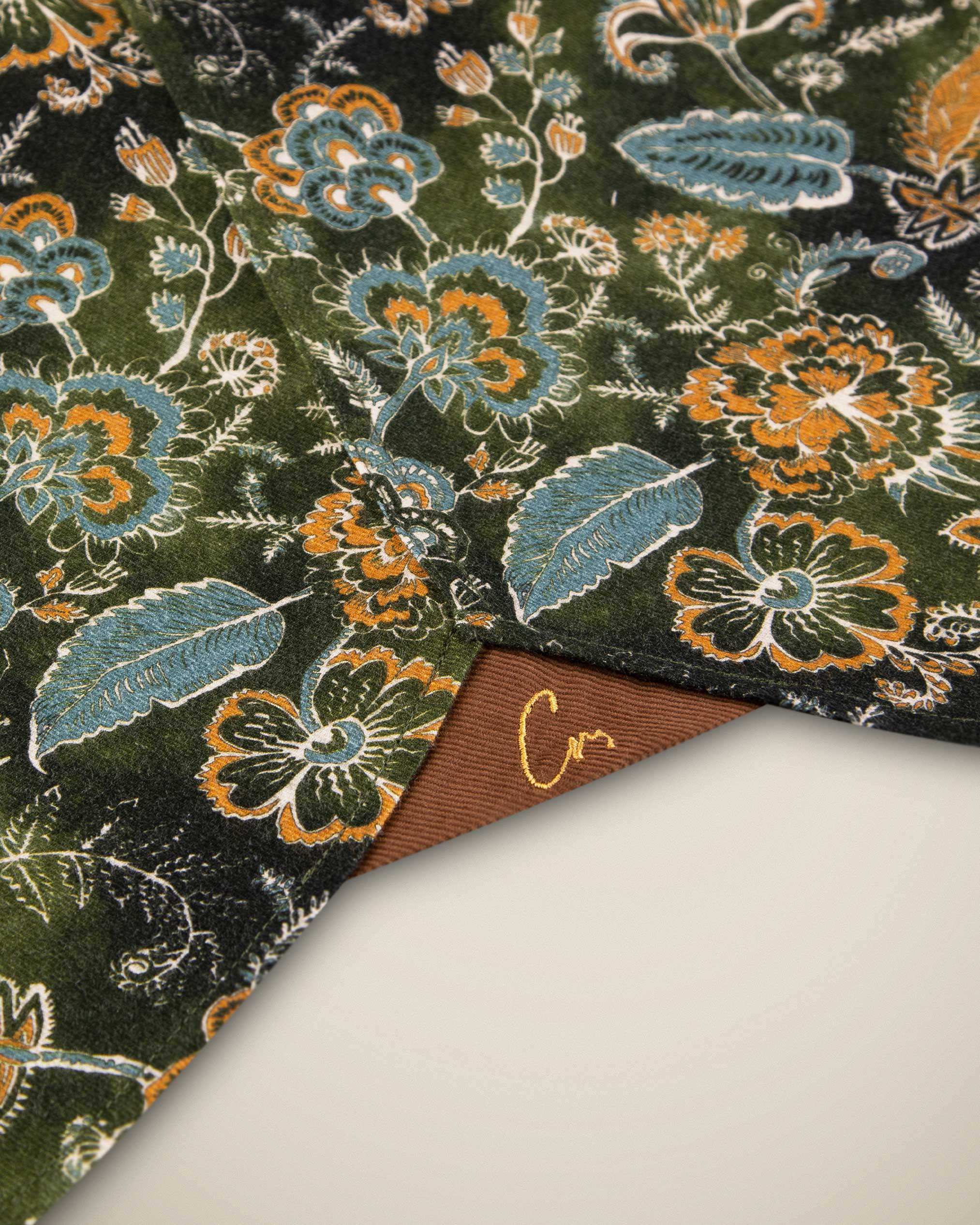 پیراهن طرح دار پشمی 2220114 کروم