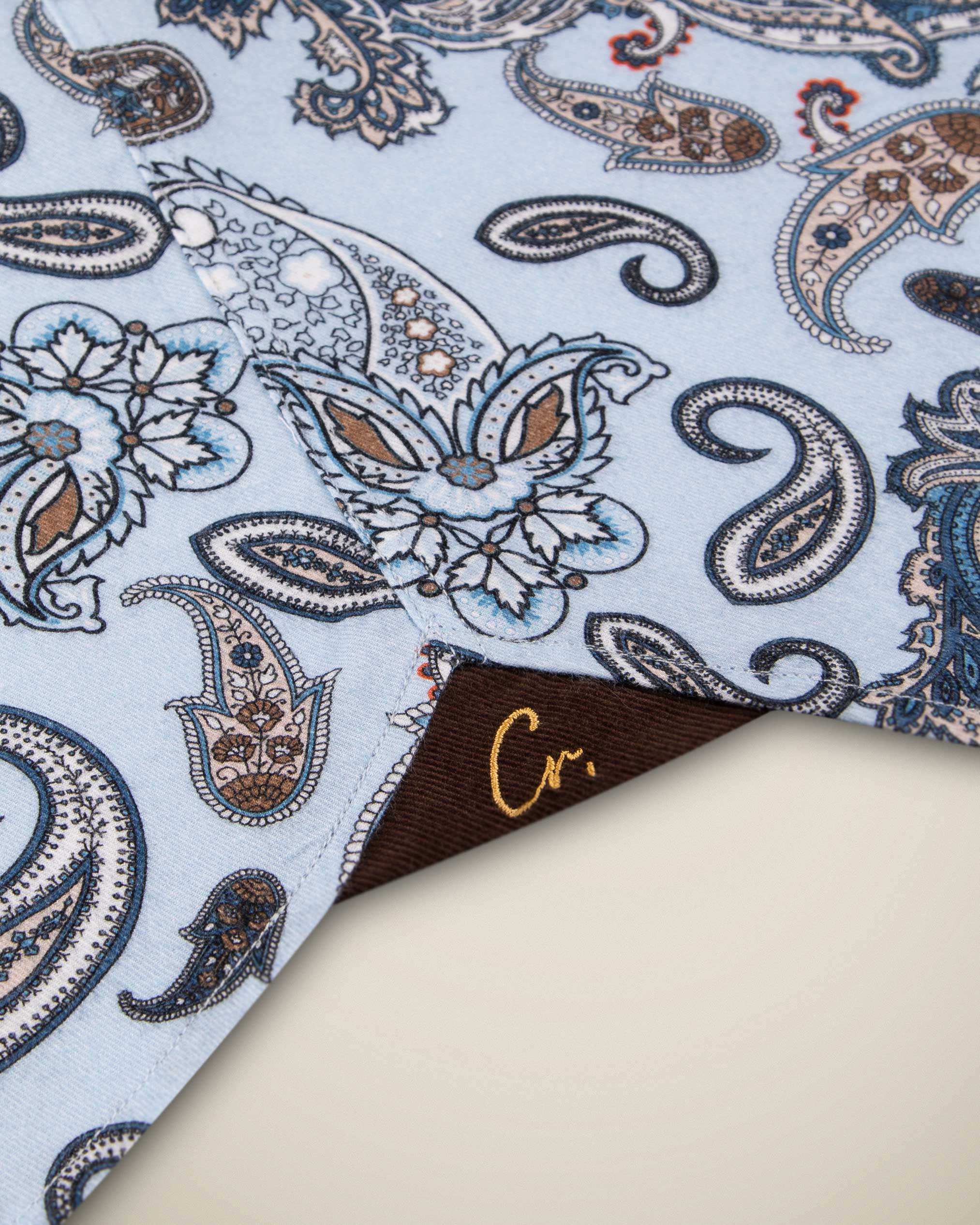 پیراهن طرح دار پشمی 2220115 کروم