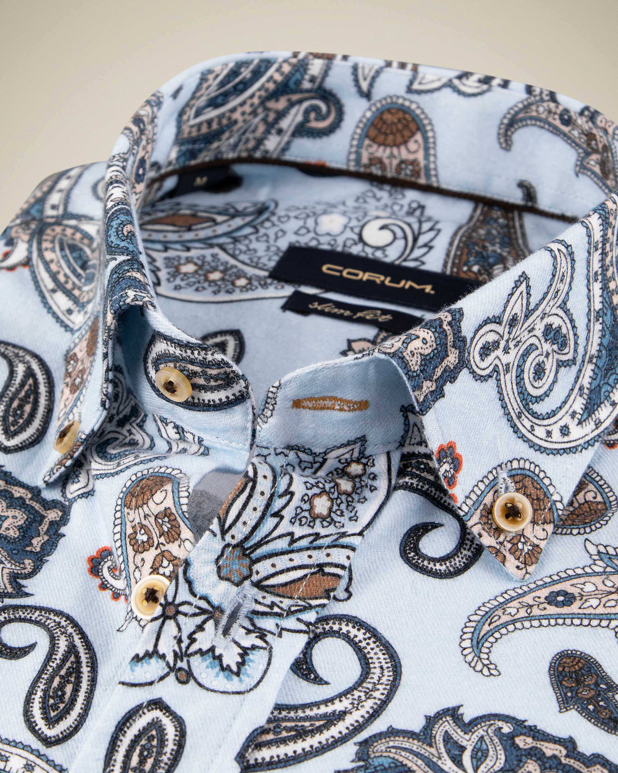 پیراهن طرح دار پشمی 2220115 کروم