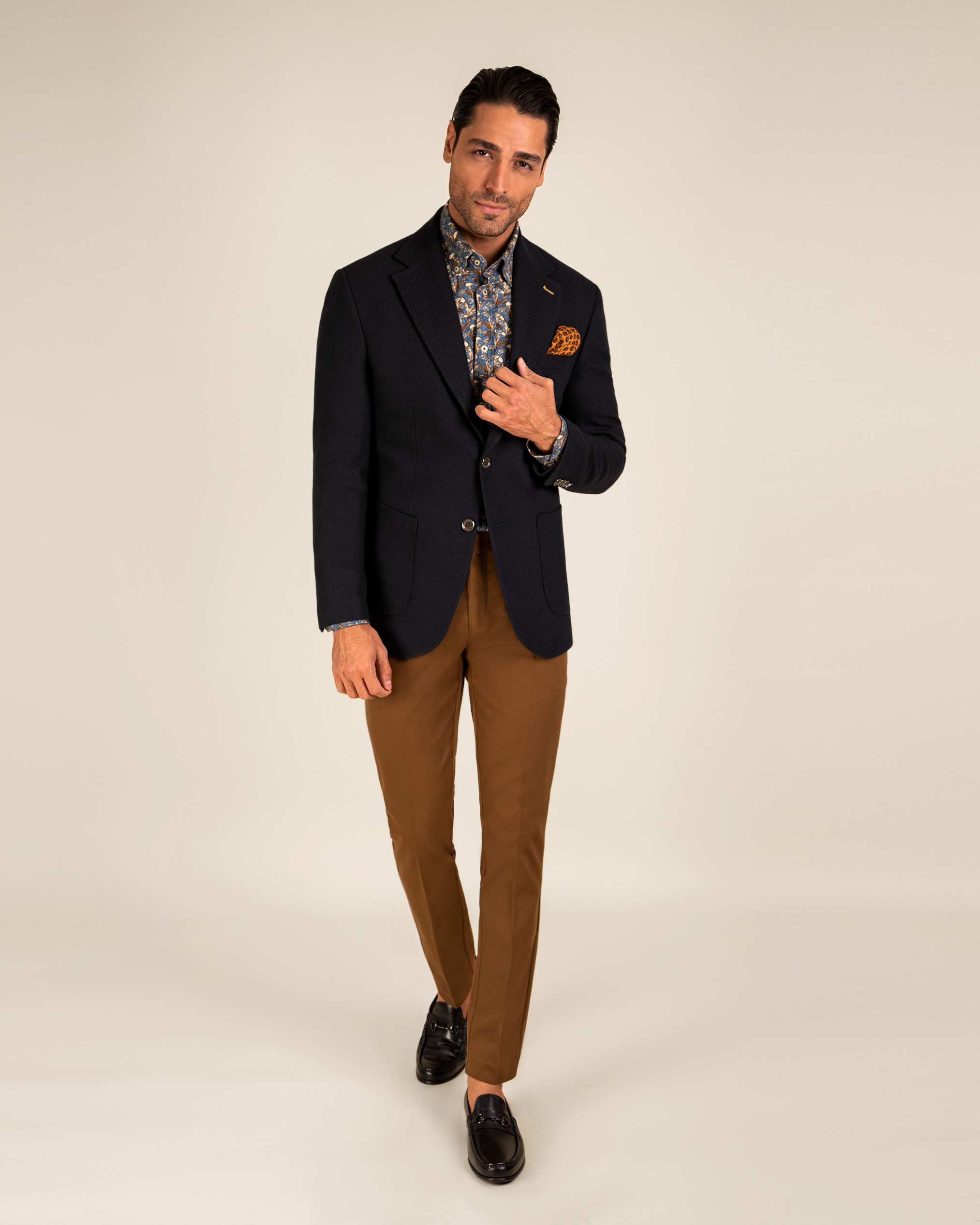 کت دو دکمه Wool کروم