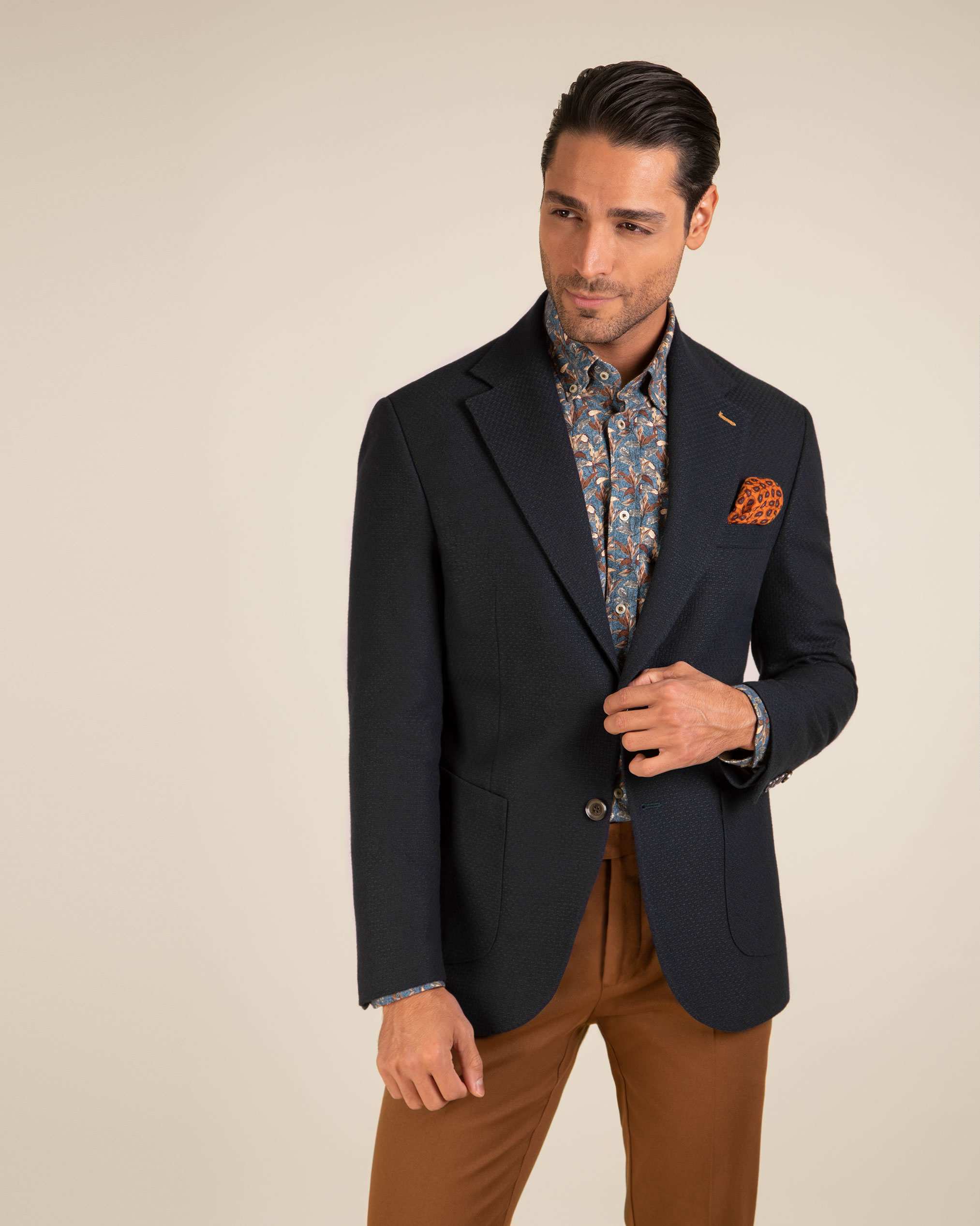 کت دو دکمه Wool کروم