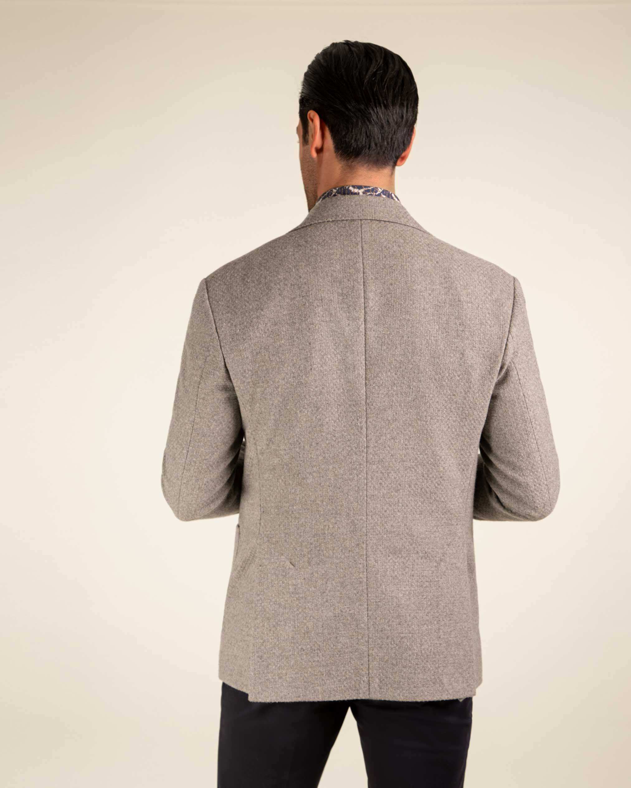 کت دو دکمه Wool کروم