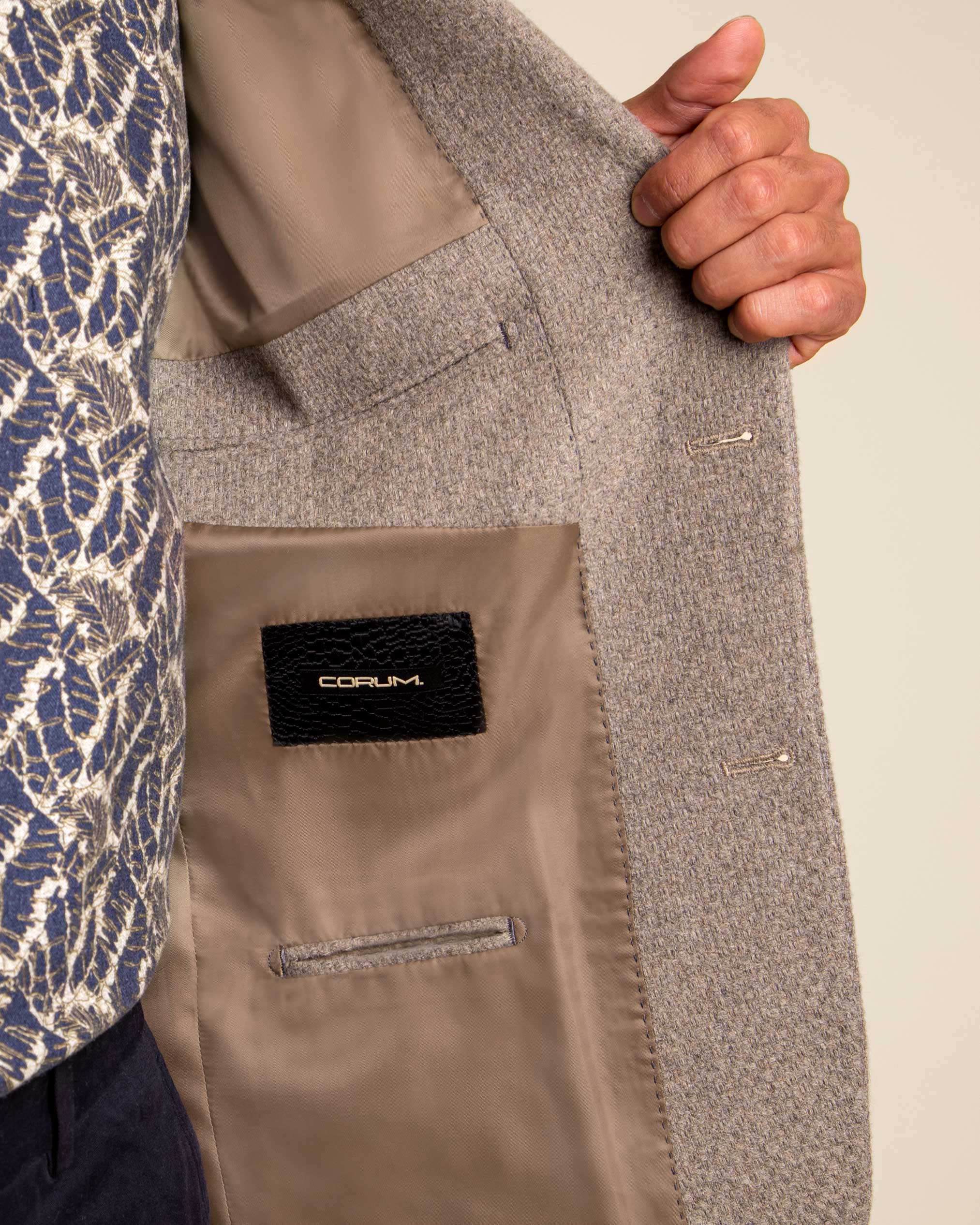 کت دو دکمه Wool کروم