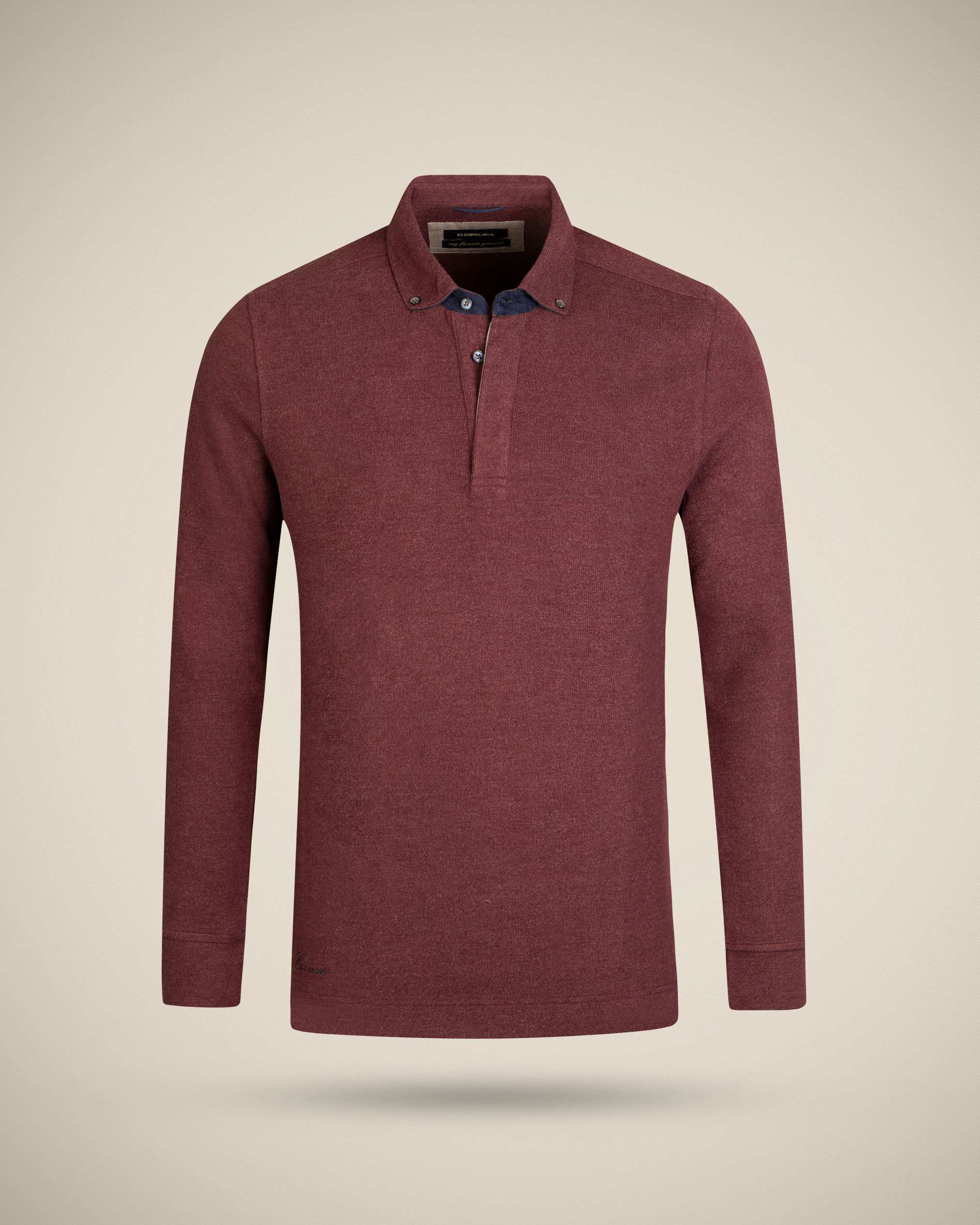 پولوشرت یقه دکمه دار 2220901 کروم