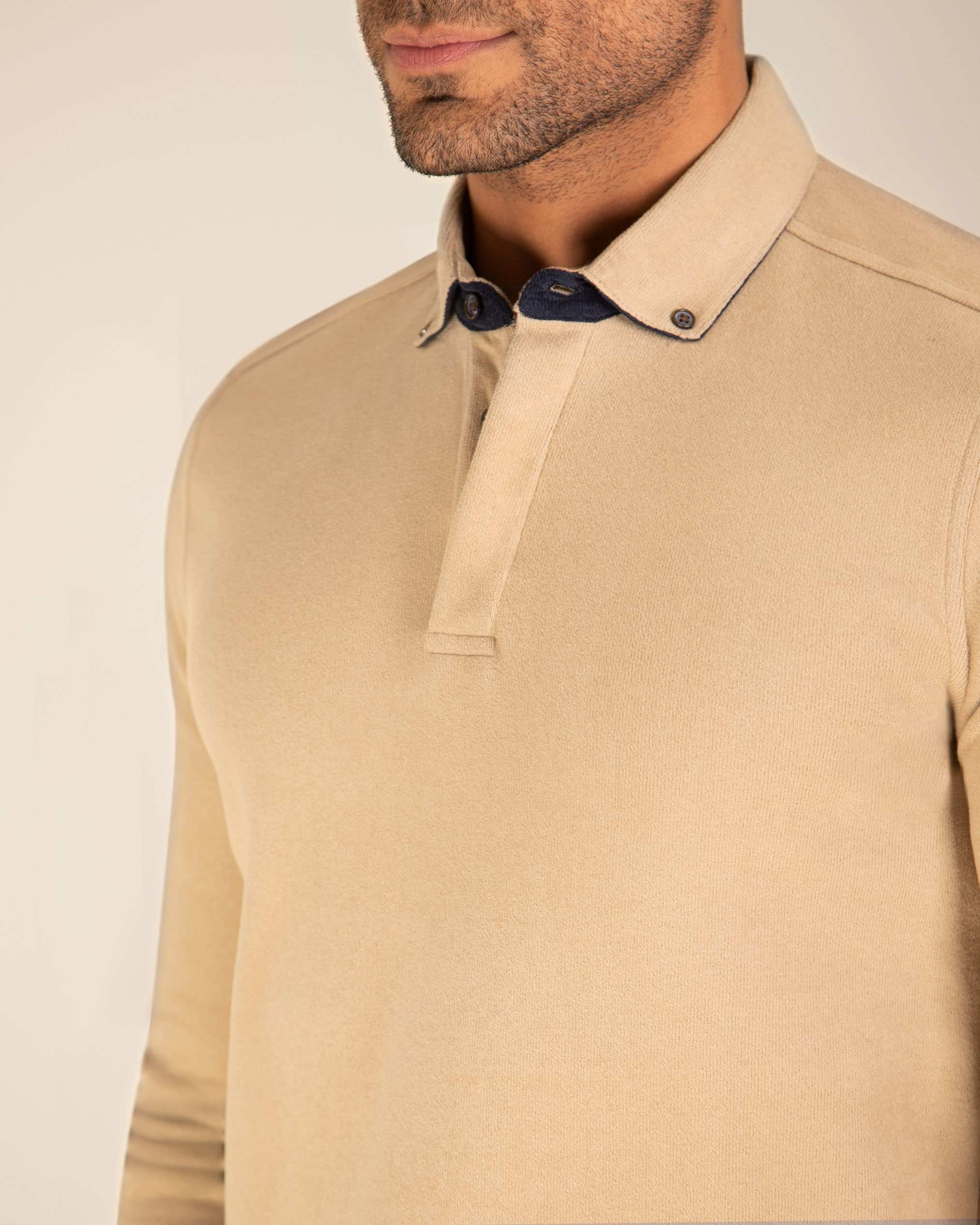 پولوشرت یقه دکمه دار 2220901 کروم