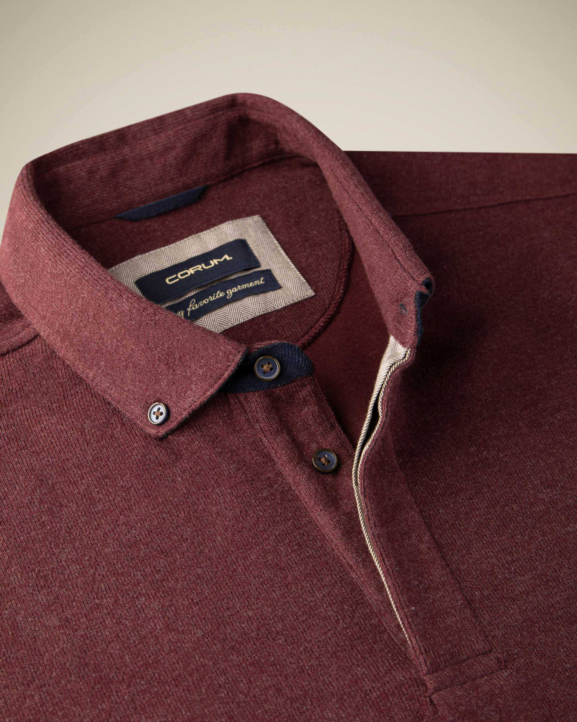 پولوشرت یقه دکمه دار 2220901 کروم