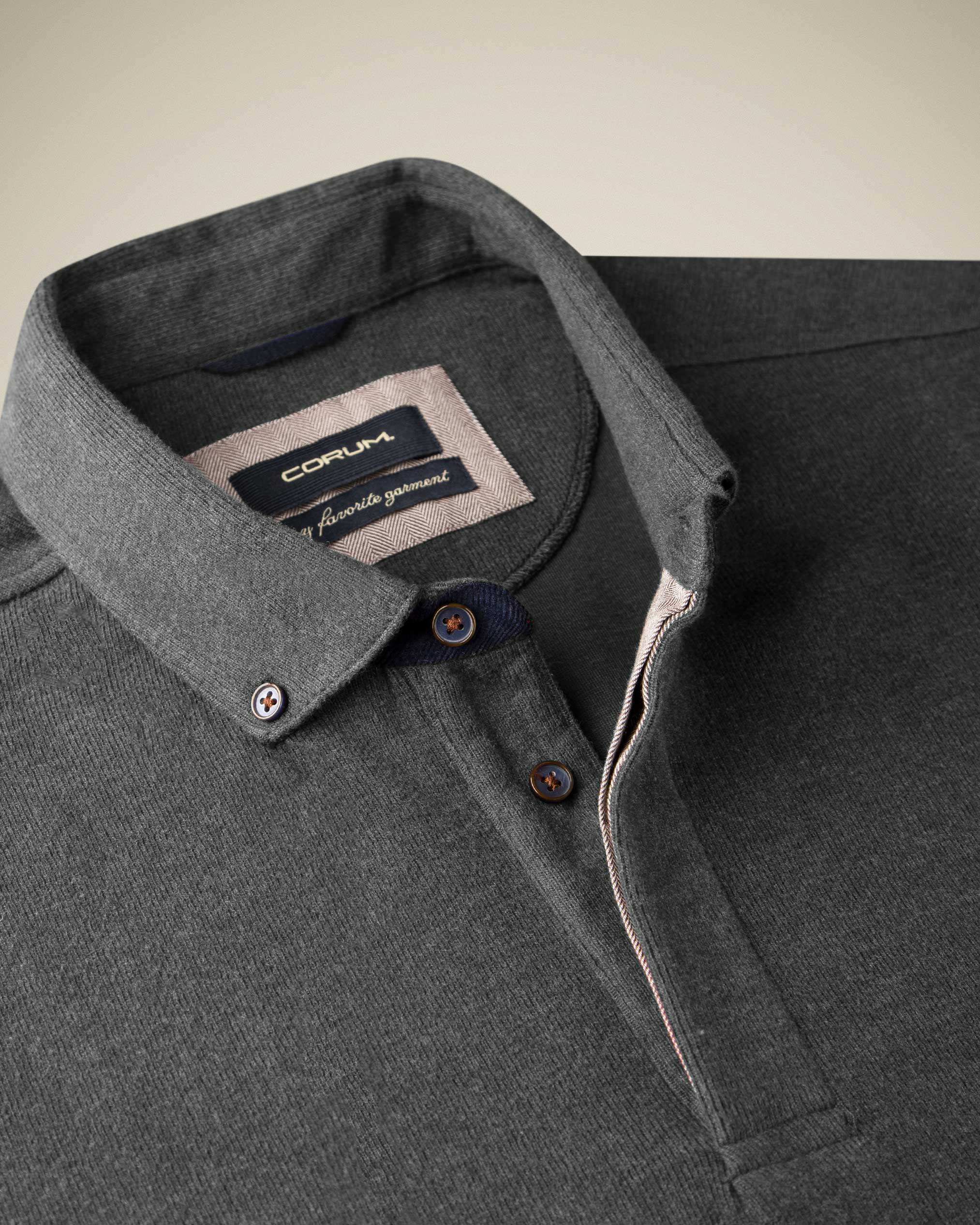 پولوشرت یقه دکمه دار 2220901 کروم