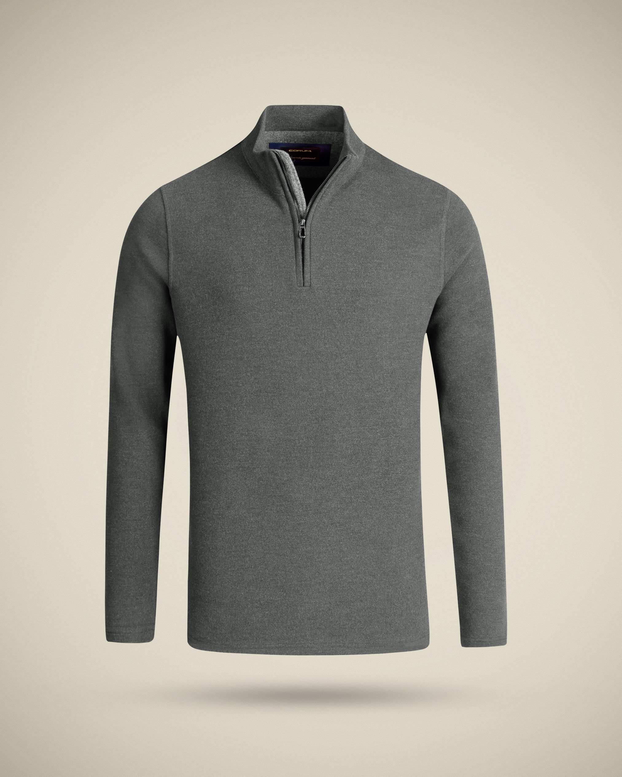 پولوشرت آستین بلند نیم زیپ 2220902 کروم