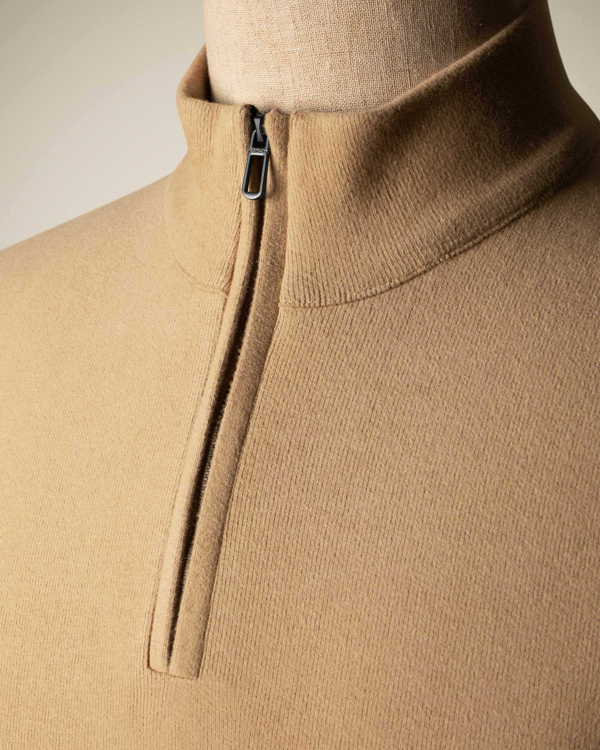 پولوشرت آستین بلند نیم زیپ 2220902 کروم