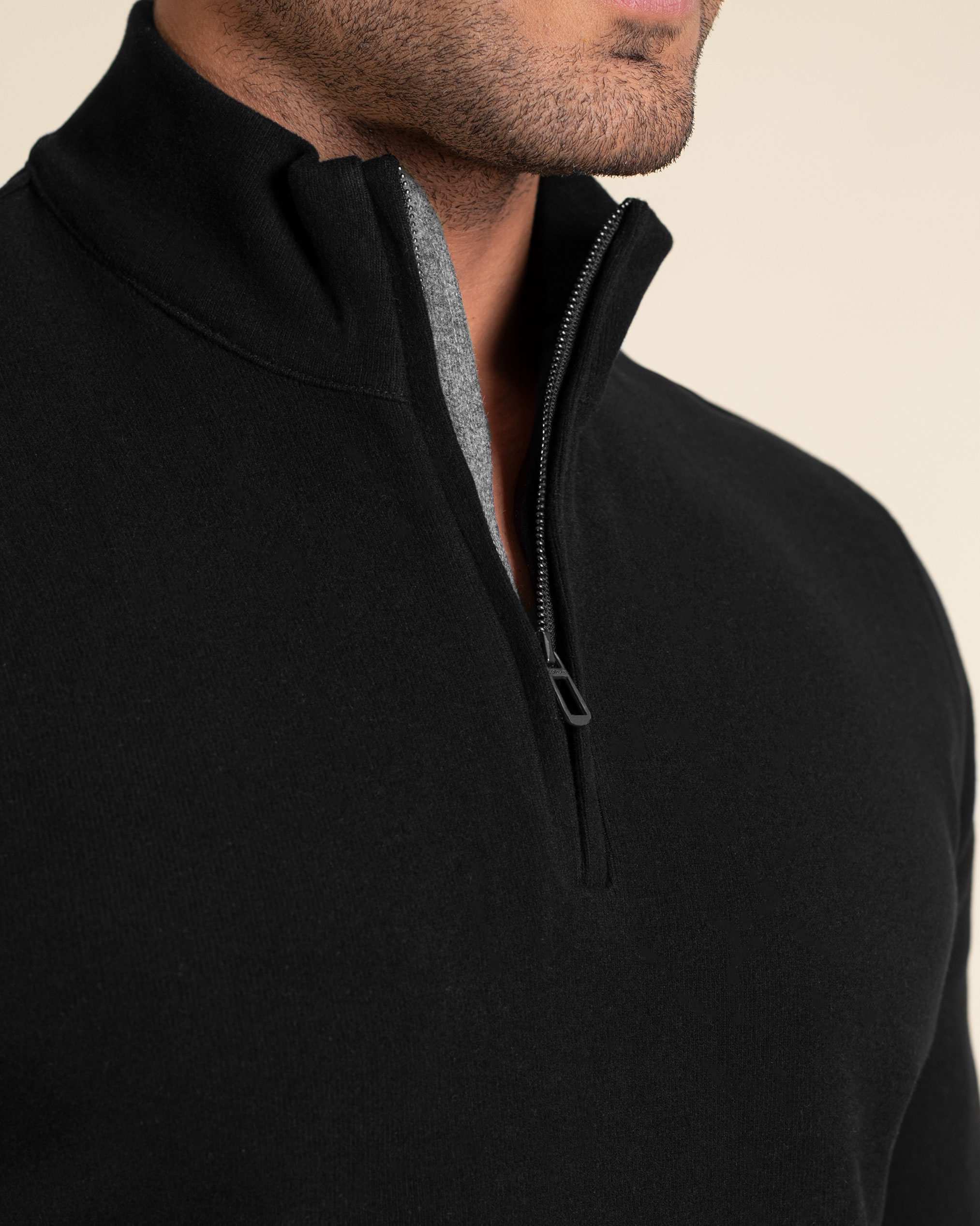 پولوشرت آستین بلند نیم زیپ 2220902 کروم