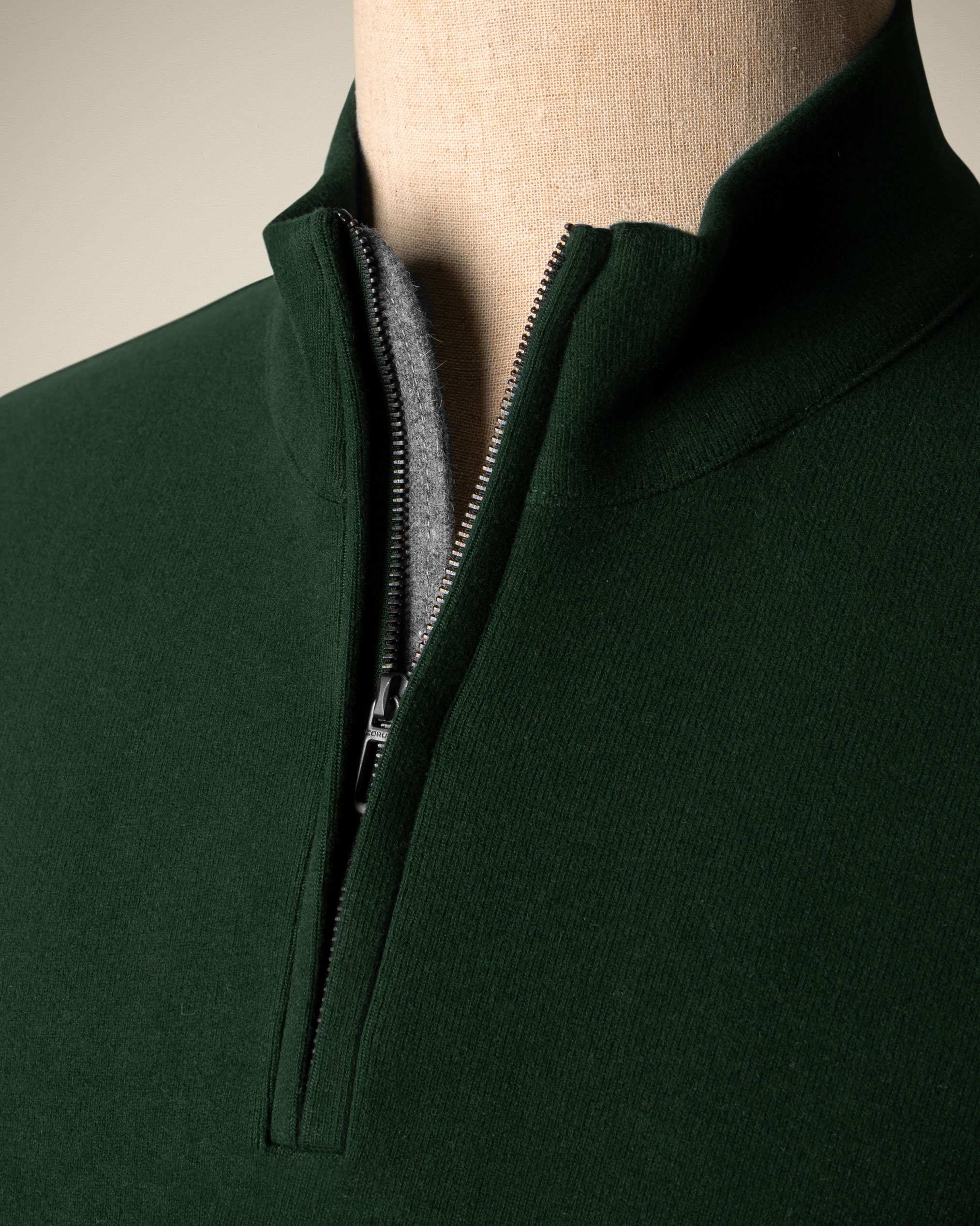 پولوشرت آستین بلند نیم زیپ 2220902 کروم