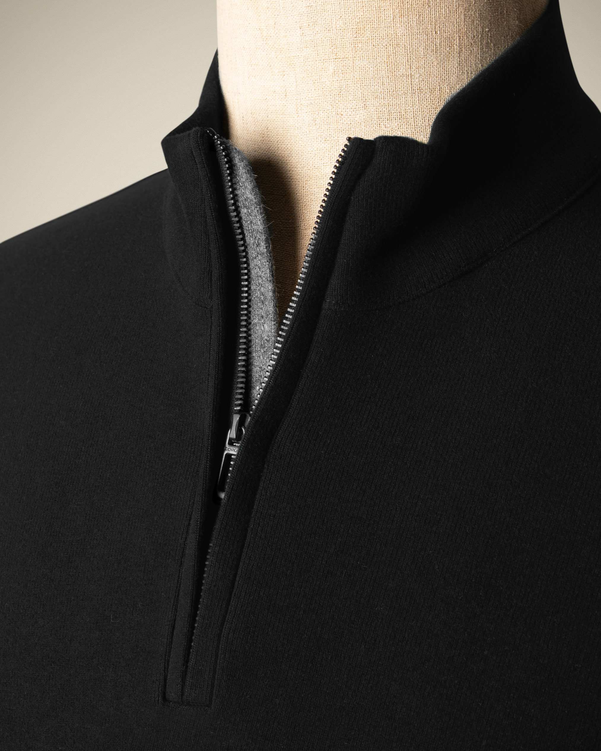 پولوشرت آستین بلند نیم زیپ 2220902 کروم